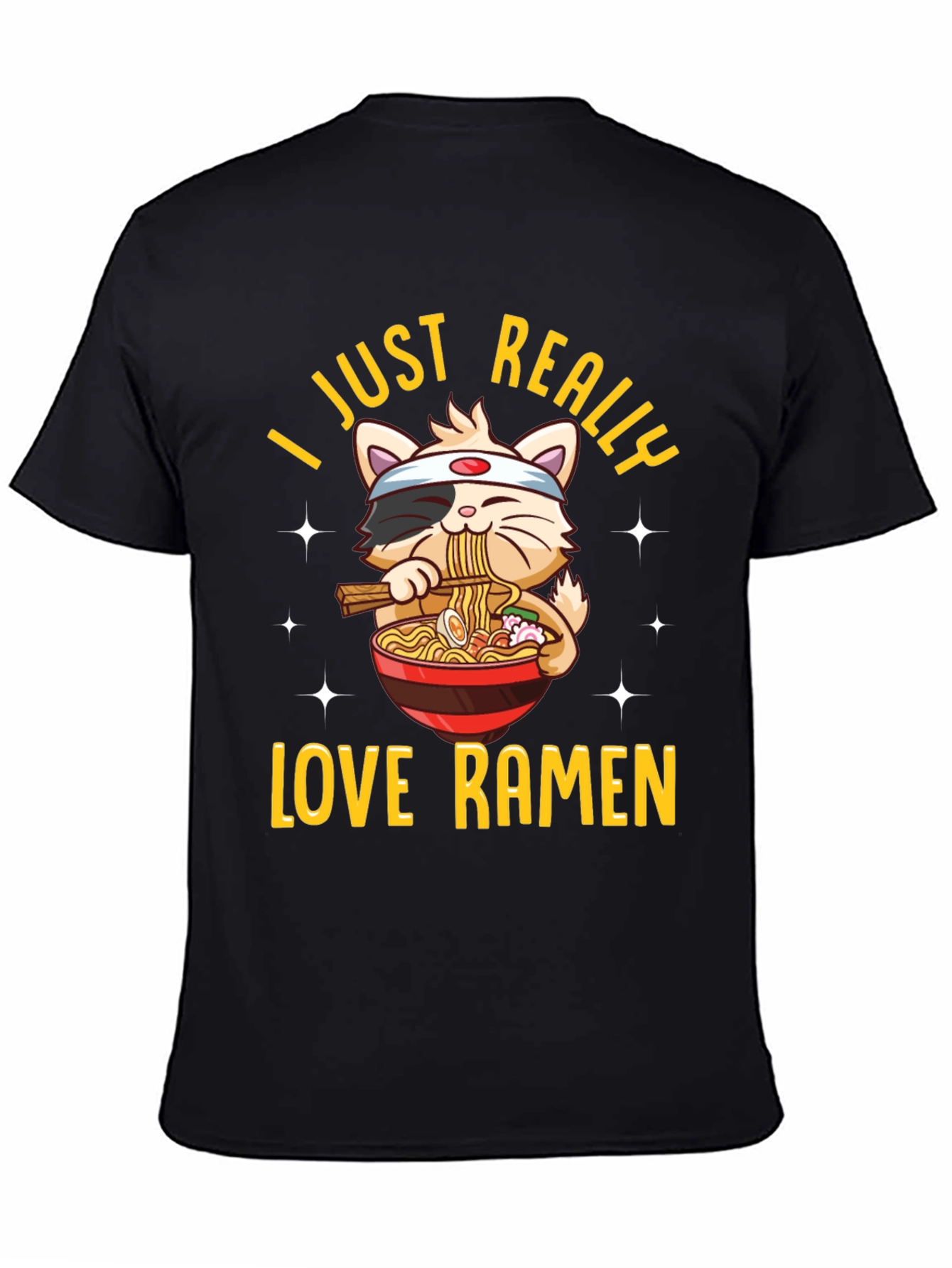 Ramen Cat Graphic Tee - Unisex