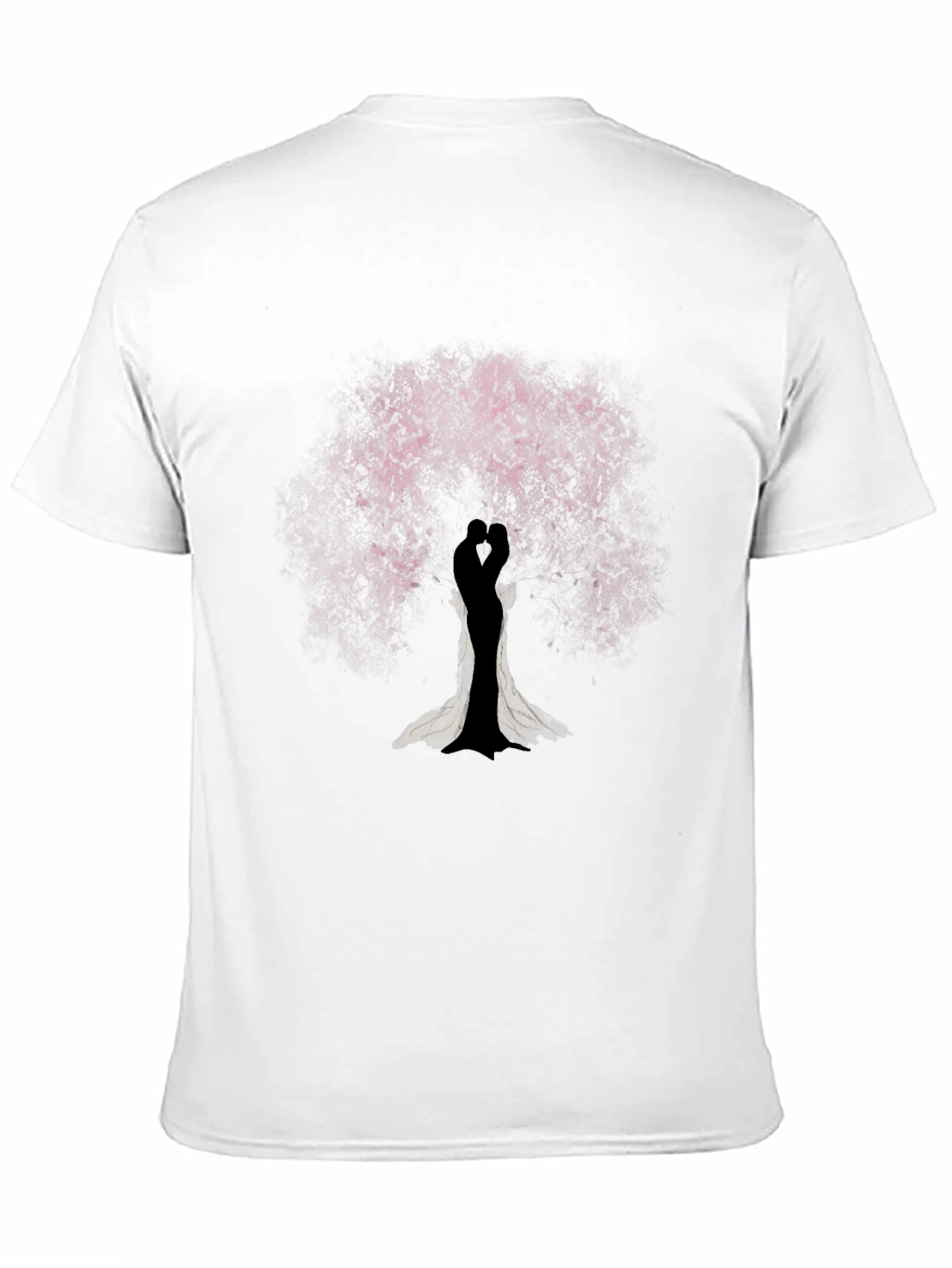 Romantic Couple Under Tree Graphic Tee