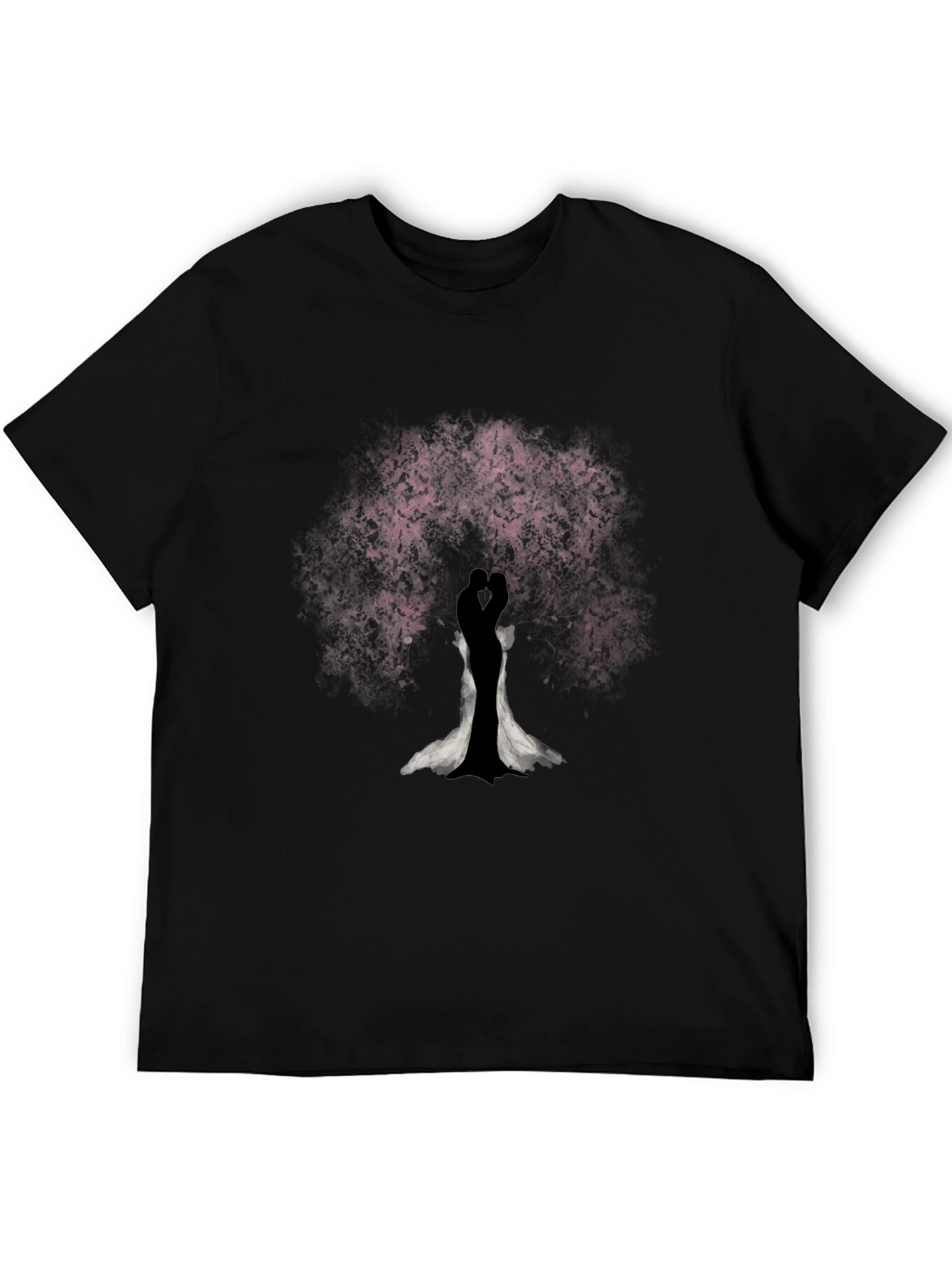 Romantic Couple Under Tree Graphic Tee