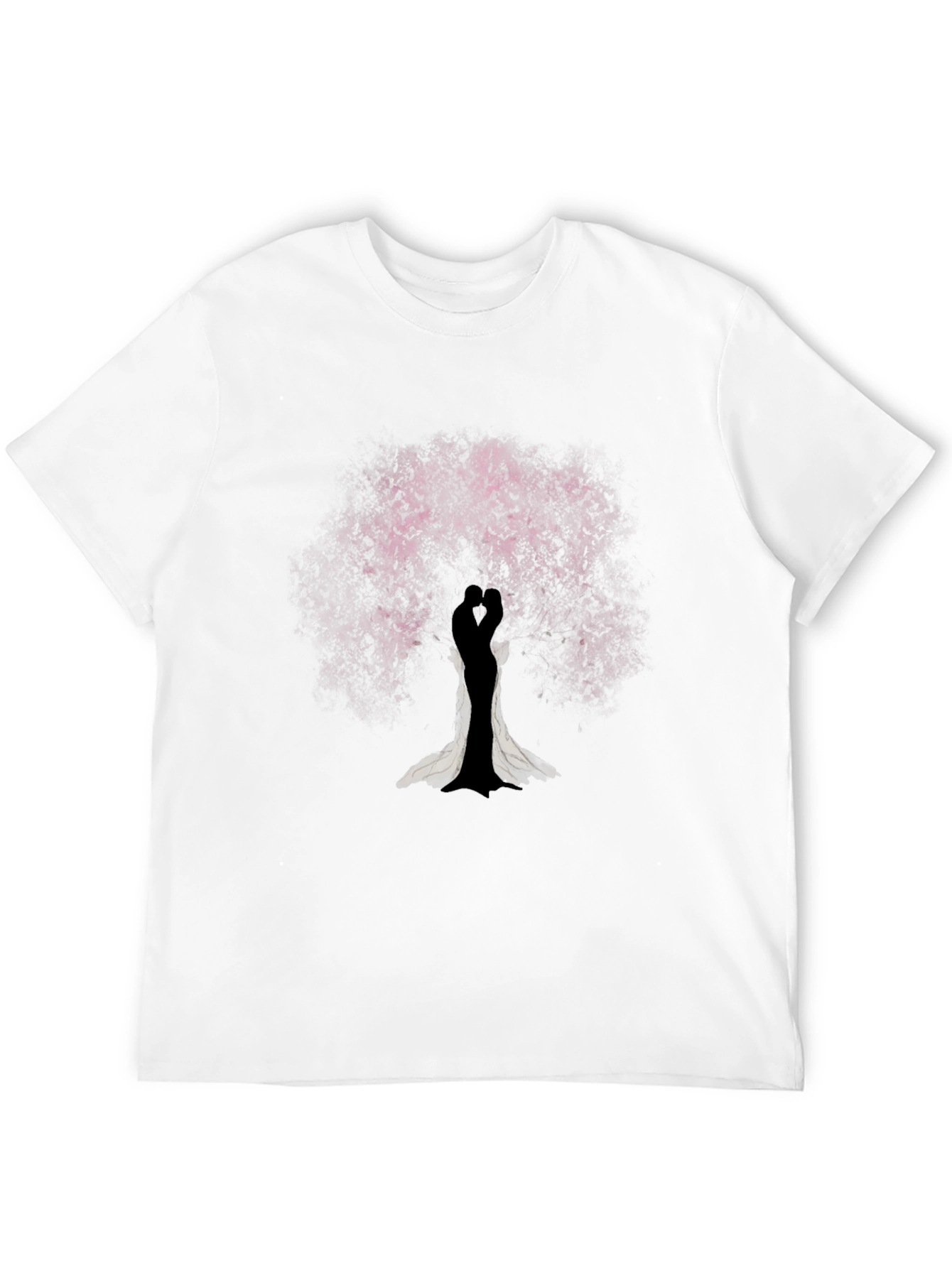 Romantic Couple Under Tree Graphic Tee