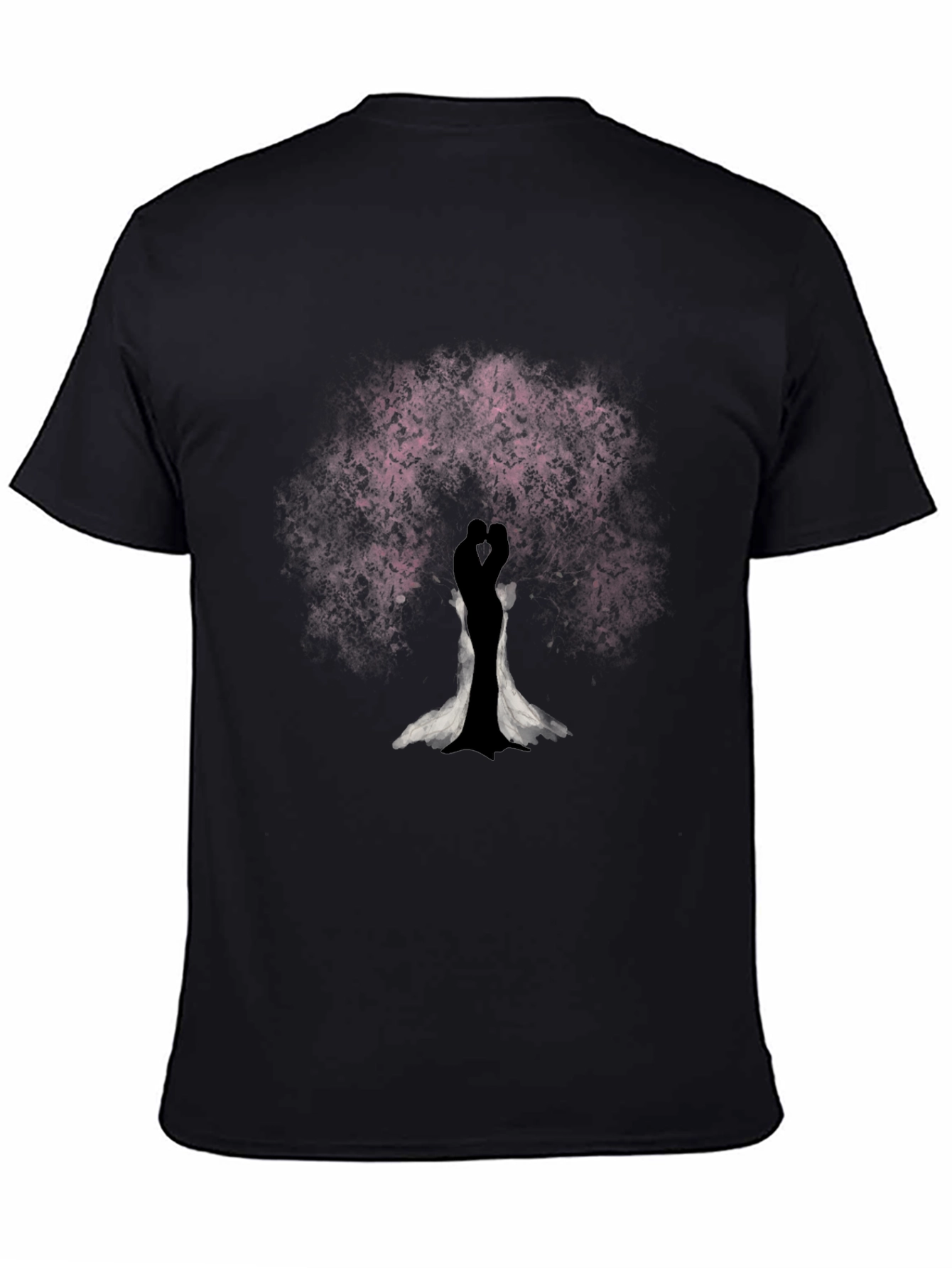 Romantic Couple Under Tree Graphic Tee