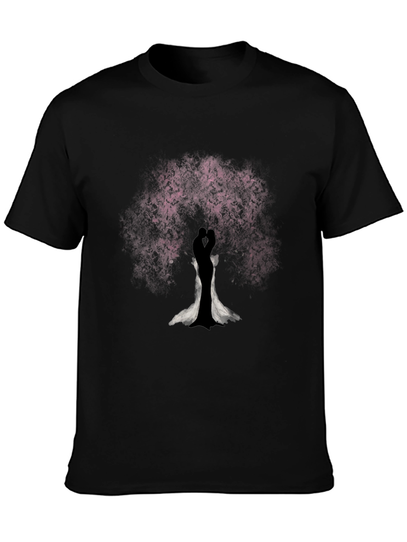 Romantic Couple Under Tree Graphic Tee
