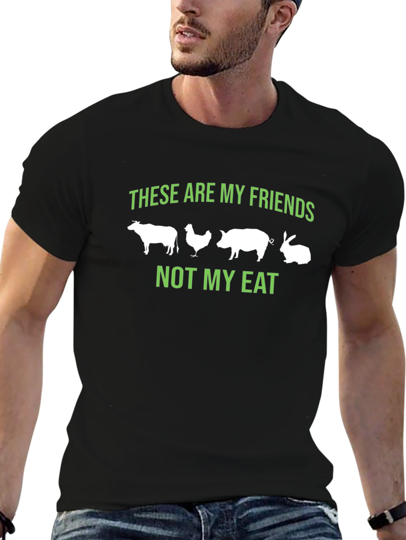 Vegan Friends T-Shirt - Animal Lover Tee