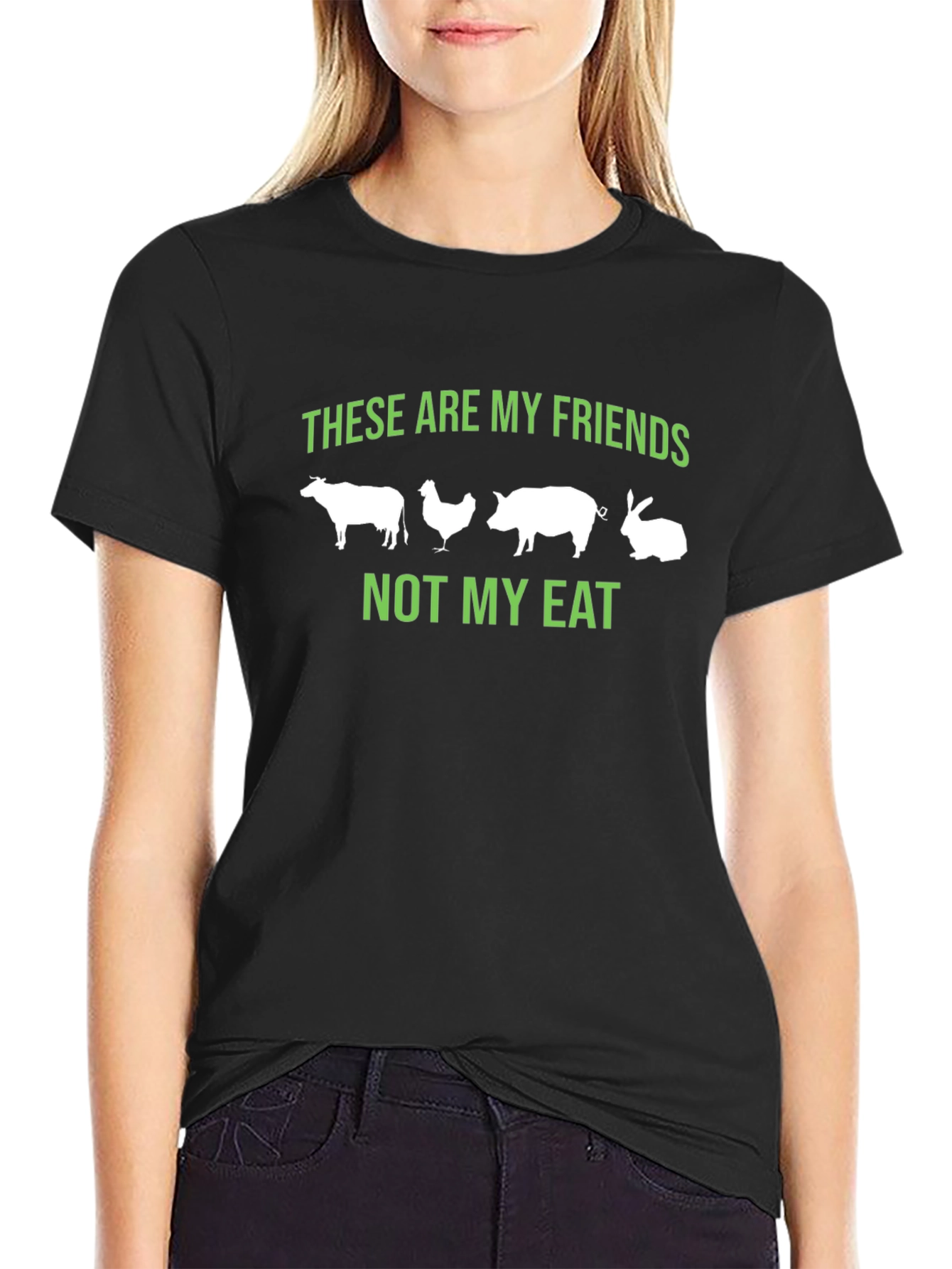 Vegan Friends T-Shirt - Animal Lover Tee