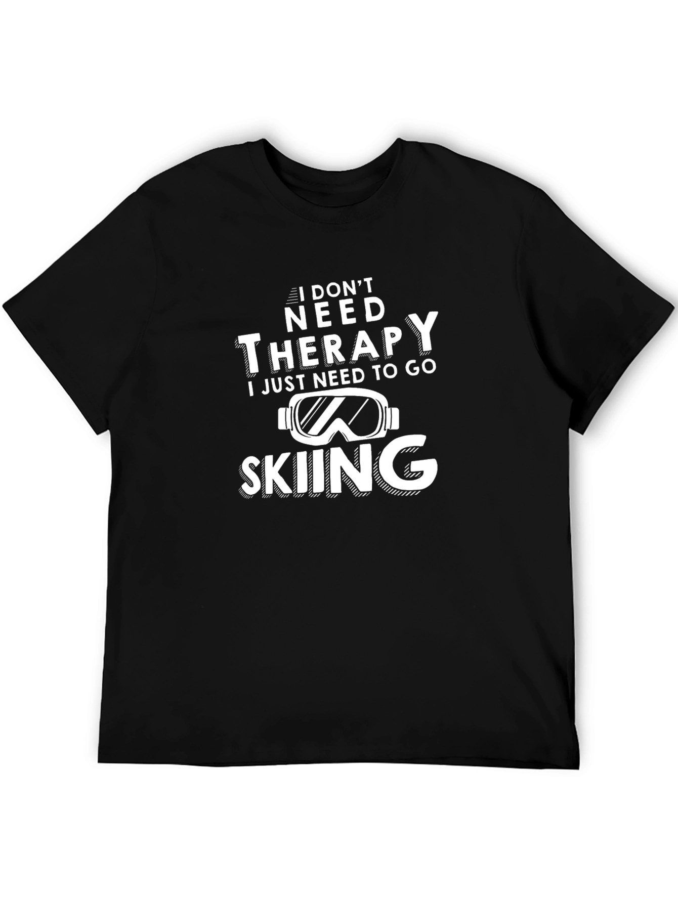 Skiing Therapy Graphic Tee