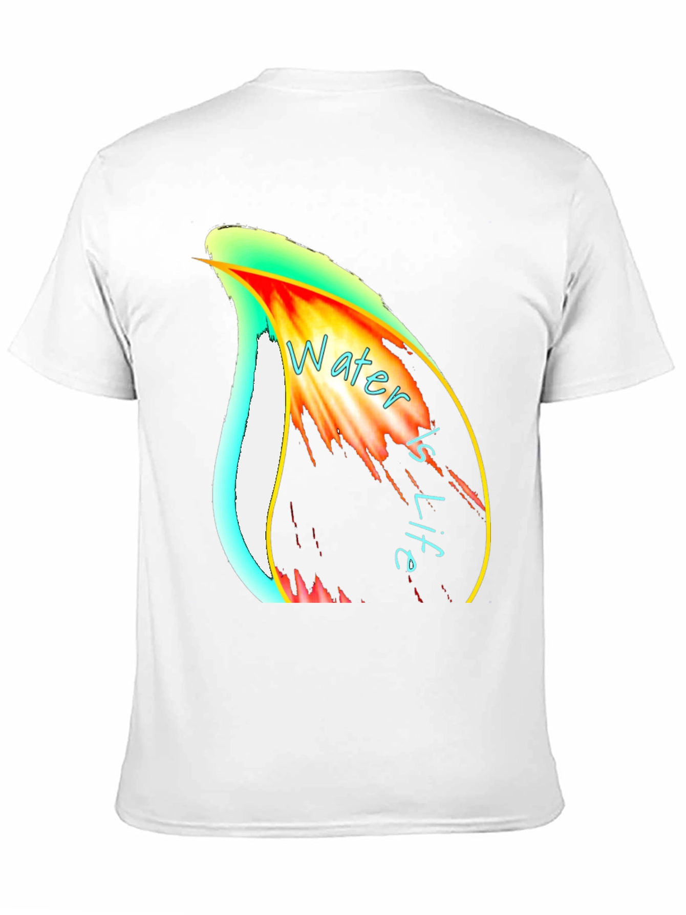 Water is Life Graphic Print T-Shirt