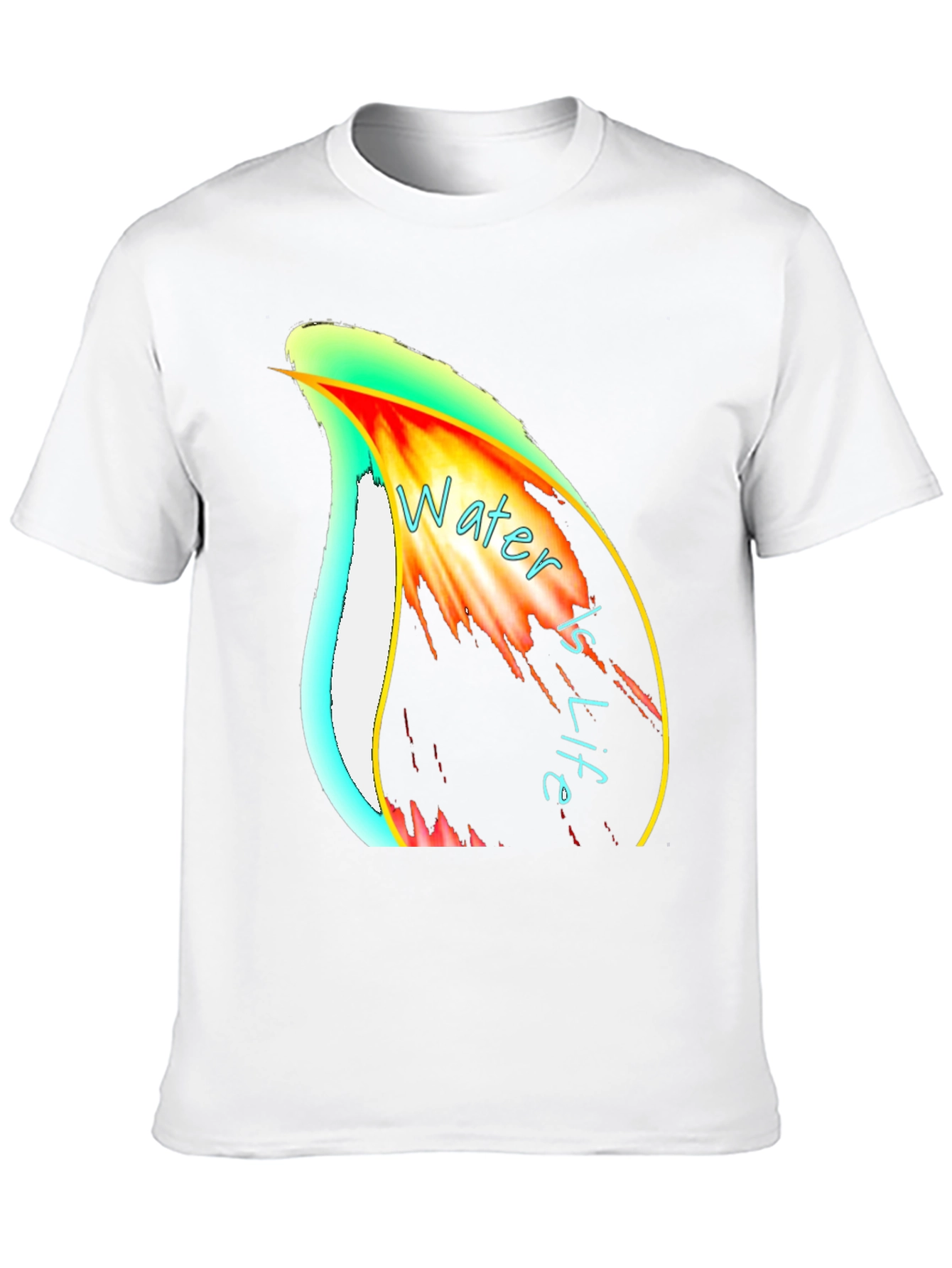 Water is Life Graphic Print T-Shirt