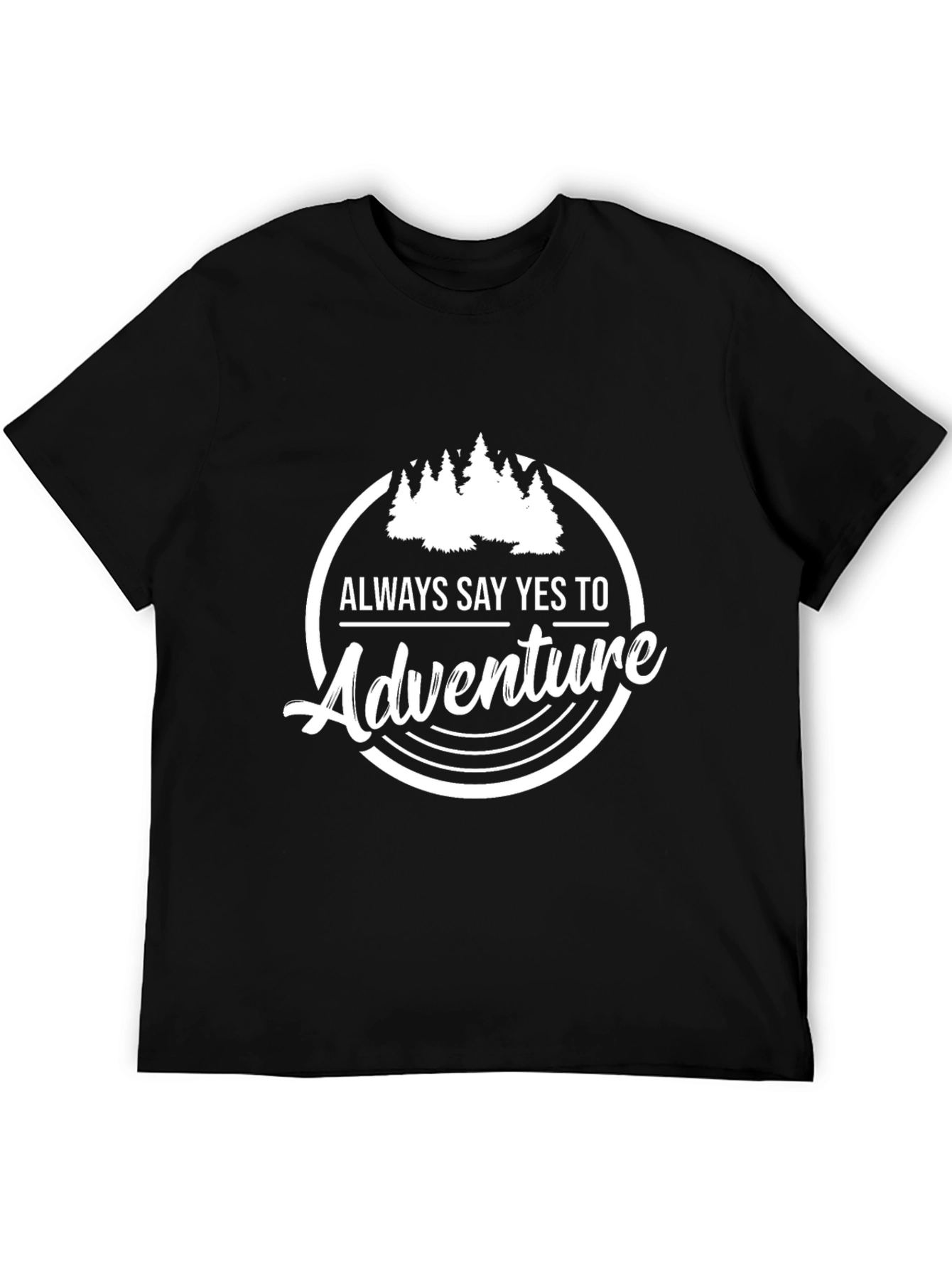 Adventure Awaits: Mens Graphic T-Shirt