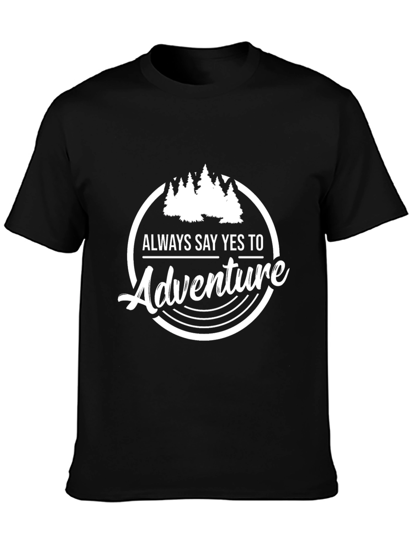 Adventure Awaits: Mens Graphic T-Shirt