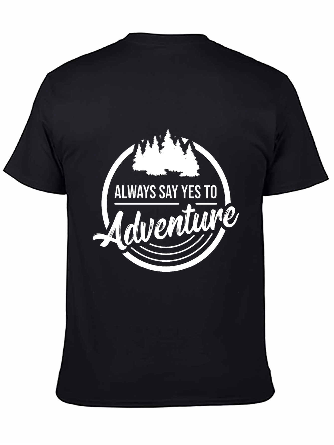 Adventure Awaits: Mens Graphic T-Shirt