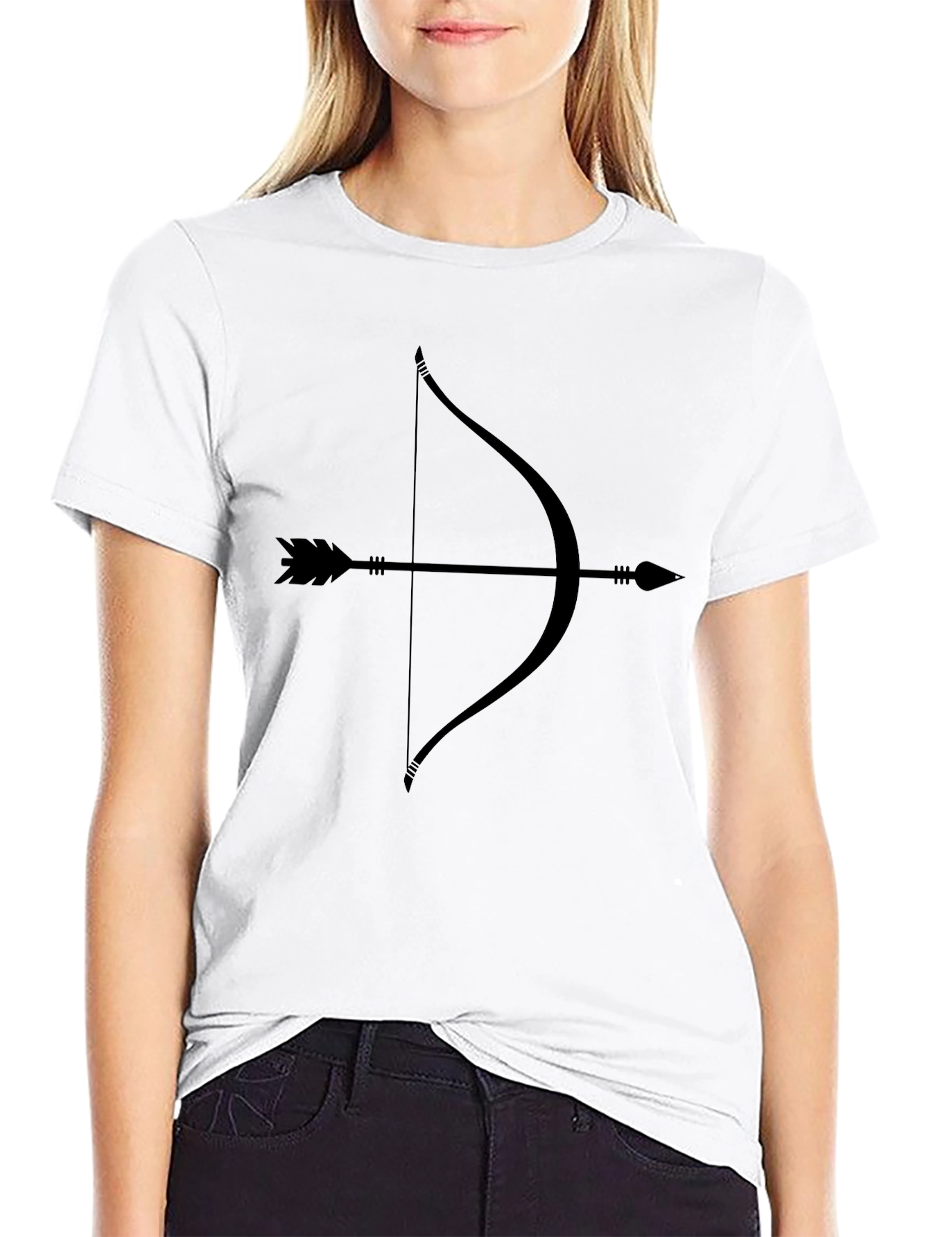 Archer Graphic Tee - Classic Bow & Arrow Design