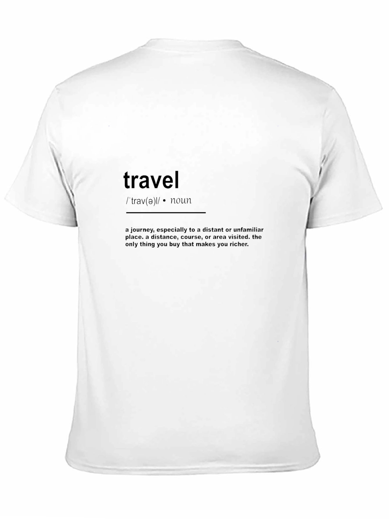 Travel Definition Graphic Tee - Black