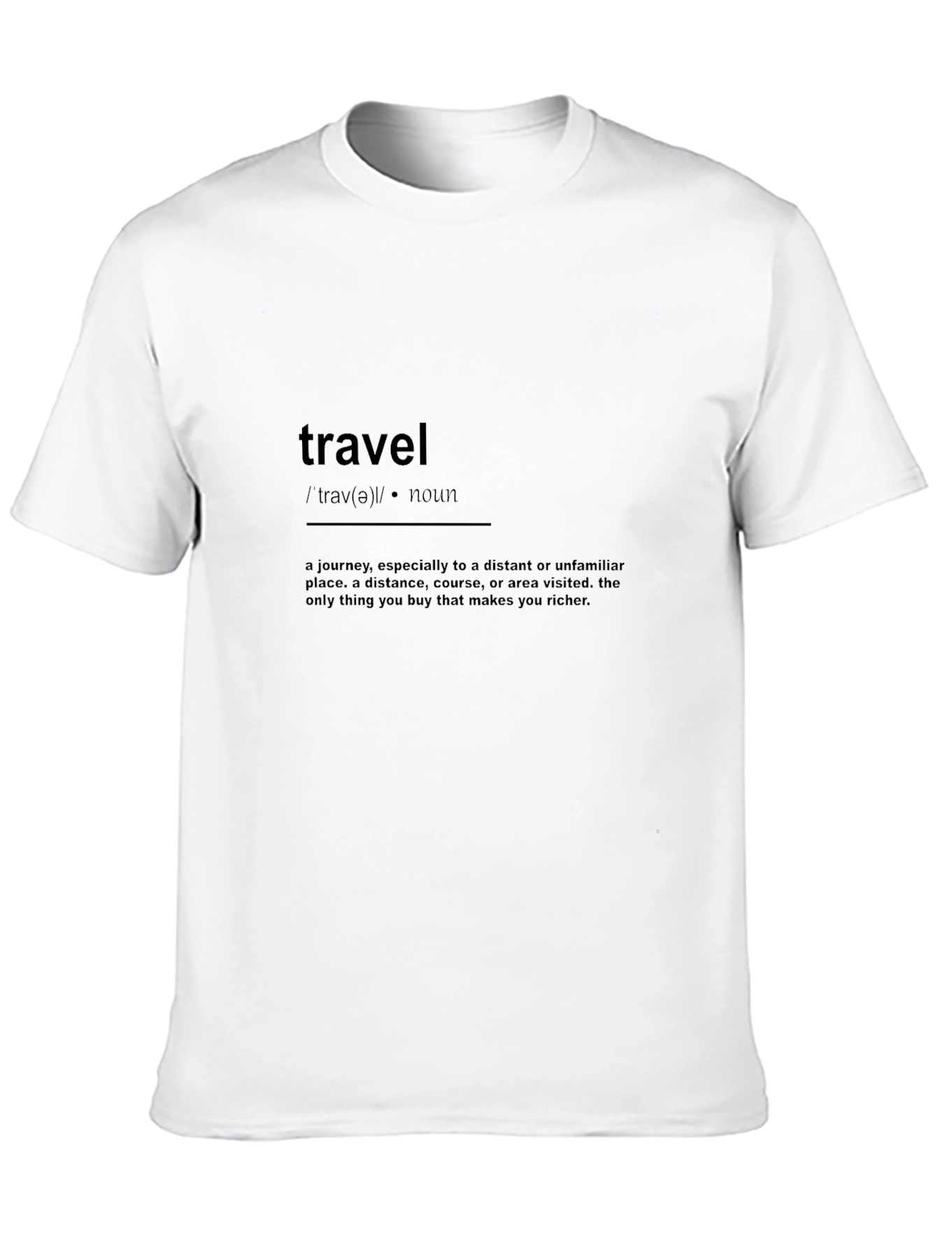 Travel Definition Graphic Tee - Black