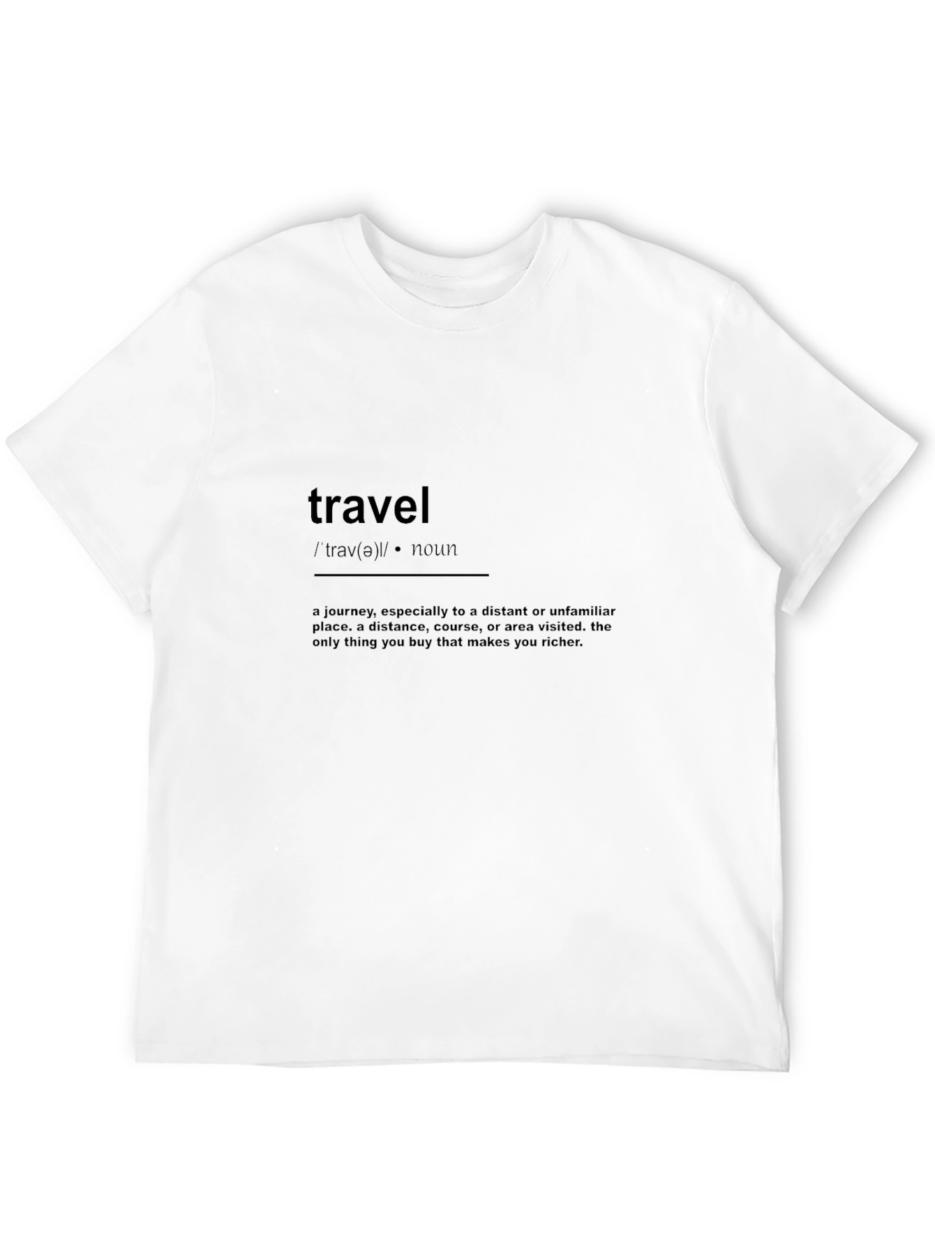 Travel Definition Graphic Tee - Black