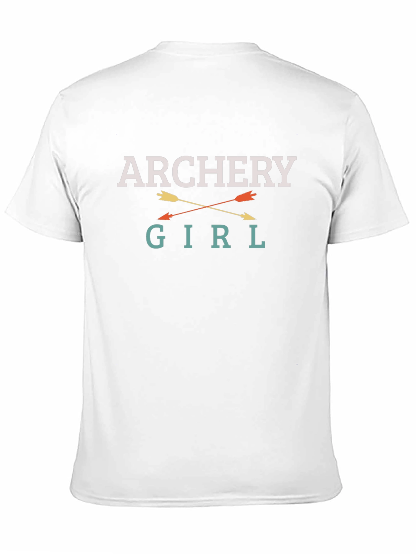Archery Girl Arrows Black T-Shirt