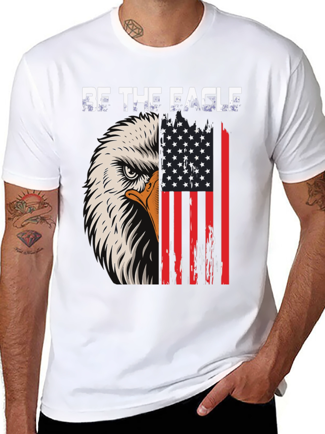 Be The Eagle - Patriotic Graphic Tee