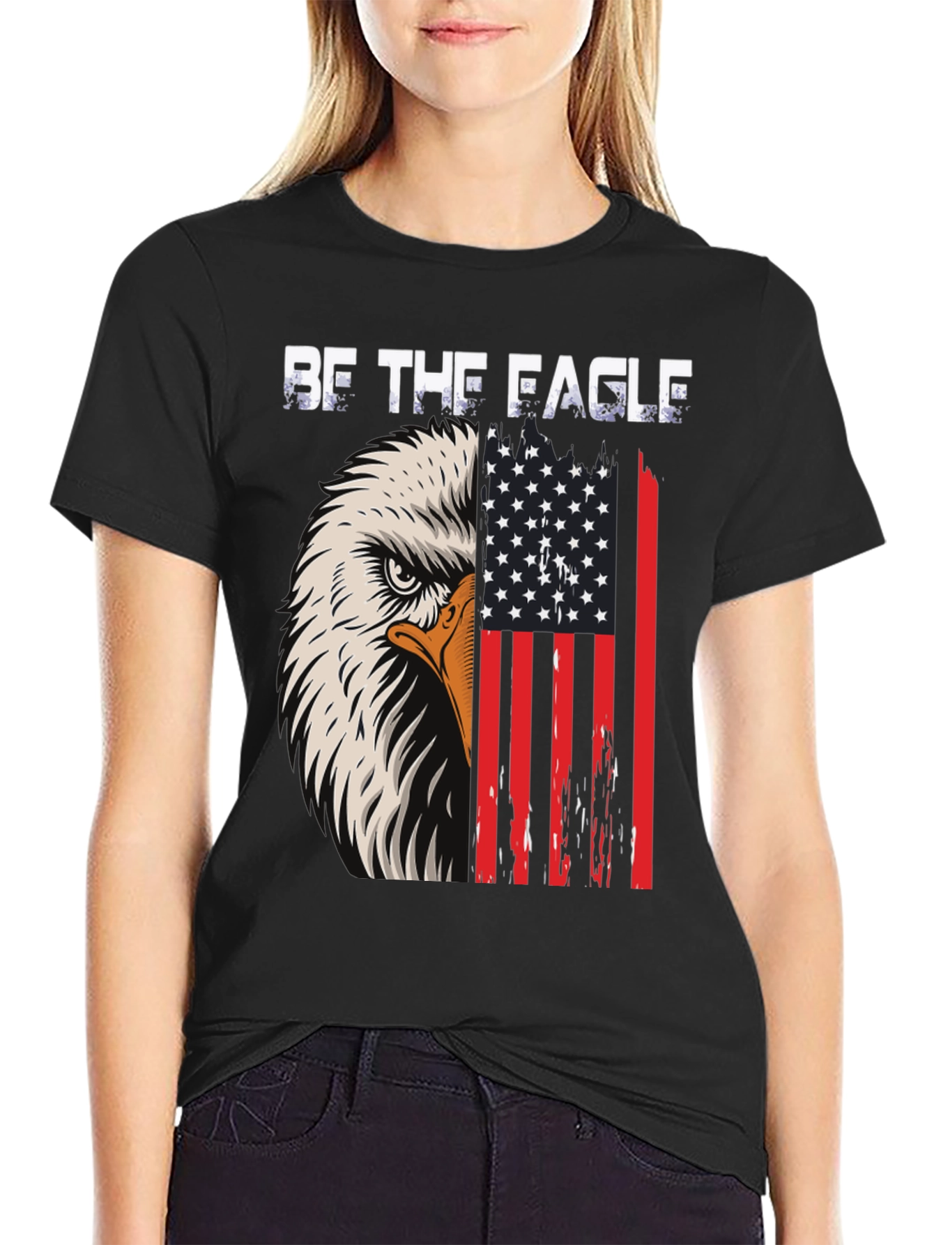Be The Eagle - Patriotic Graphic Tee