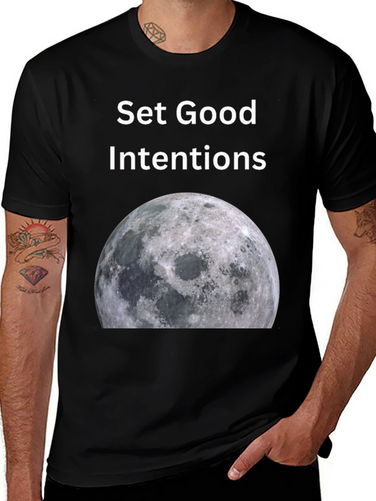 Set Good Intentions Moon Graphic Tee