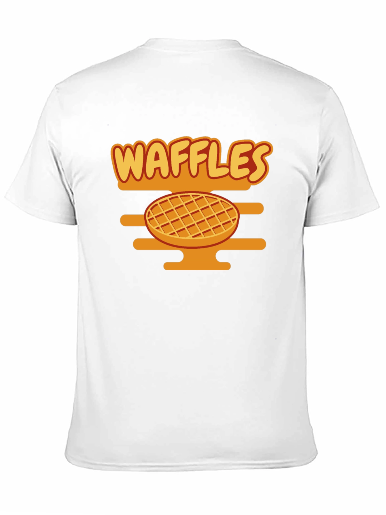 Waffles Graphic Tee - Funny Food Shirt