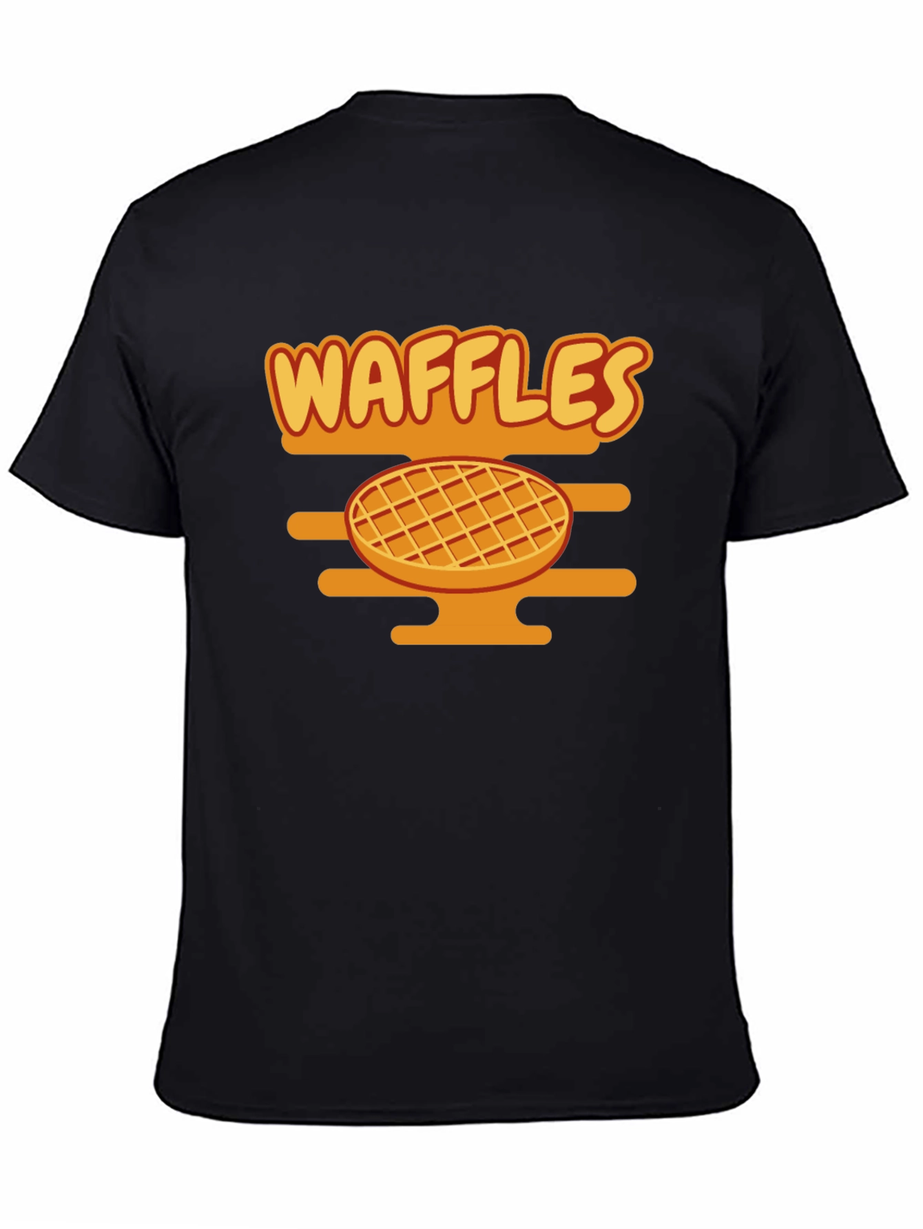 Waffles Graphic Tee - Funny Food Shirt