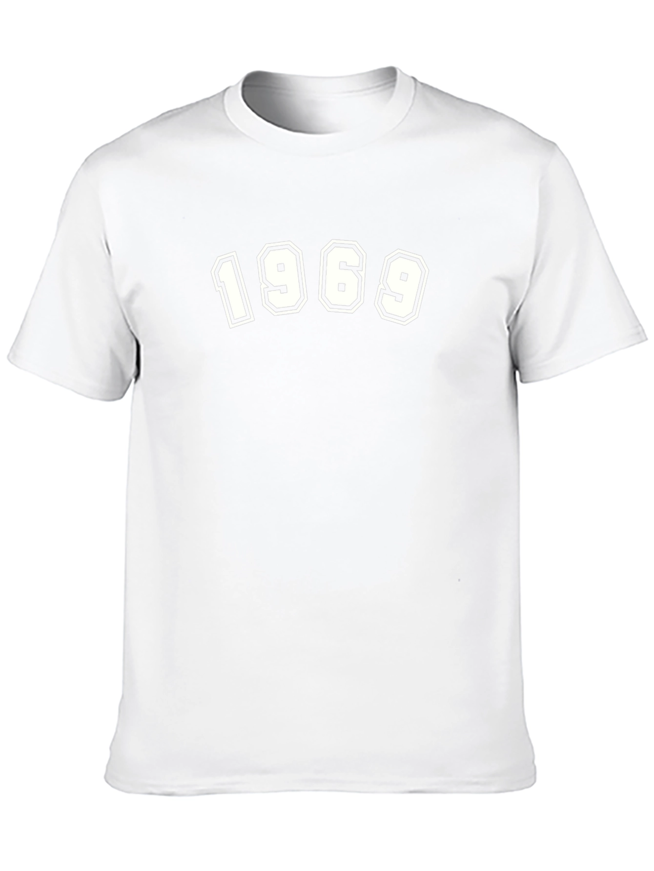 1969 Retro Graphic T-Shirt - Black Crew Neck Tee