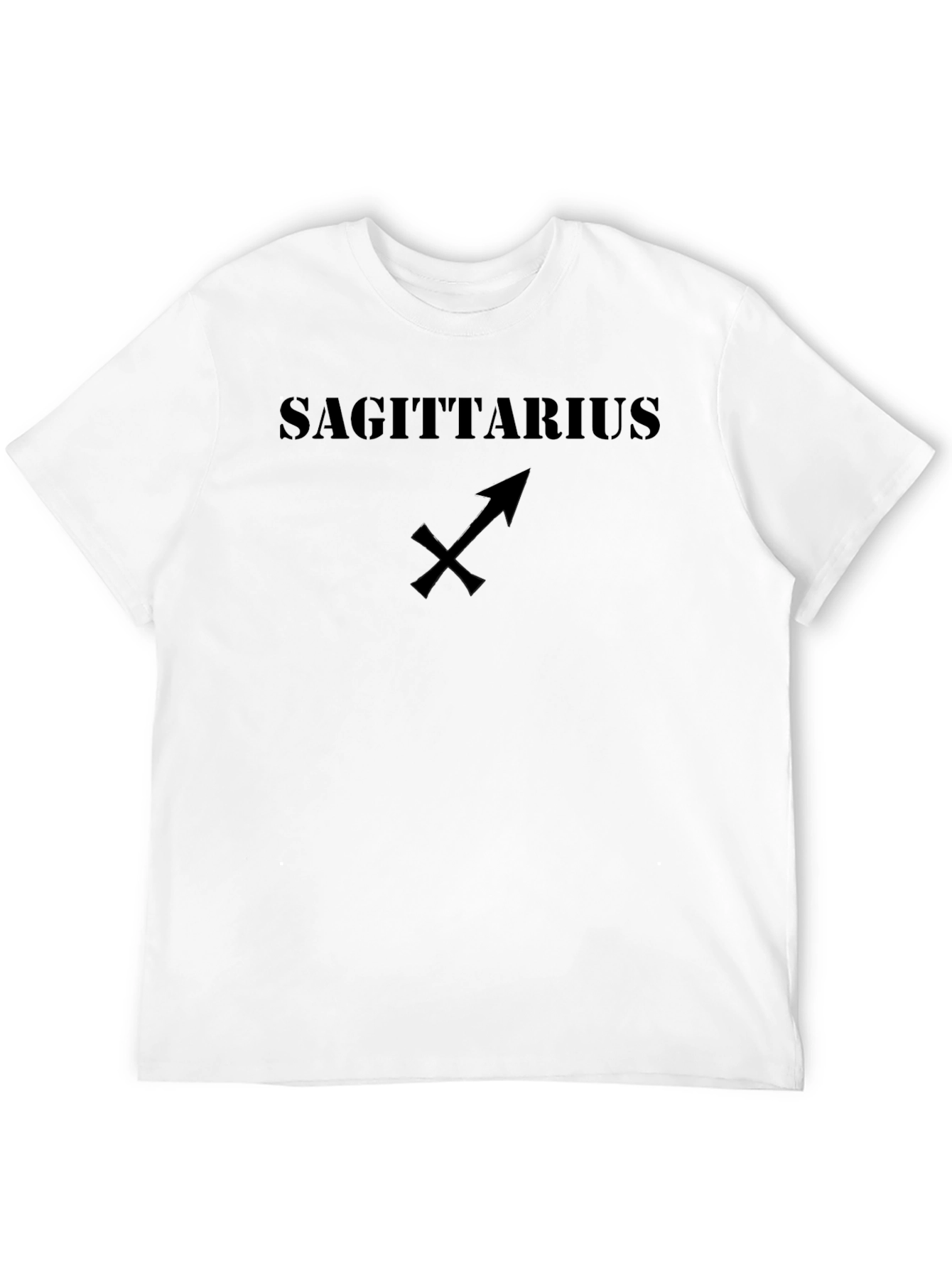 Sagittarius Zodiac Black T-Shirt