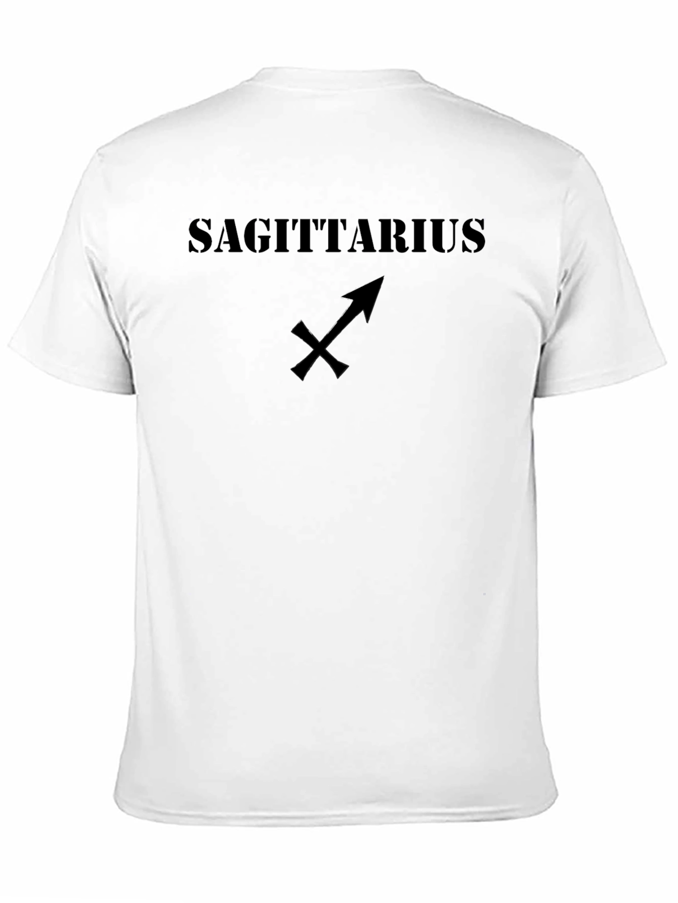 Sagittarius Zodiac Black T-Shirt