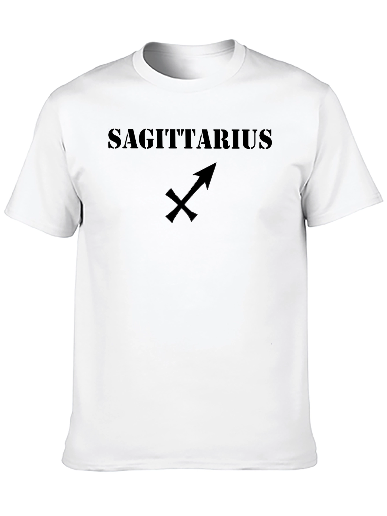 Sagittarius Zodiac Black T-Shirt