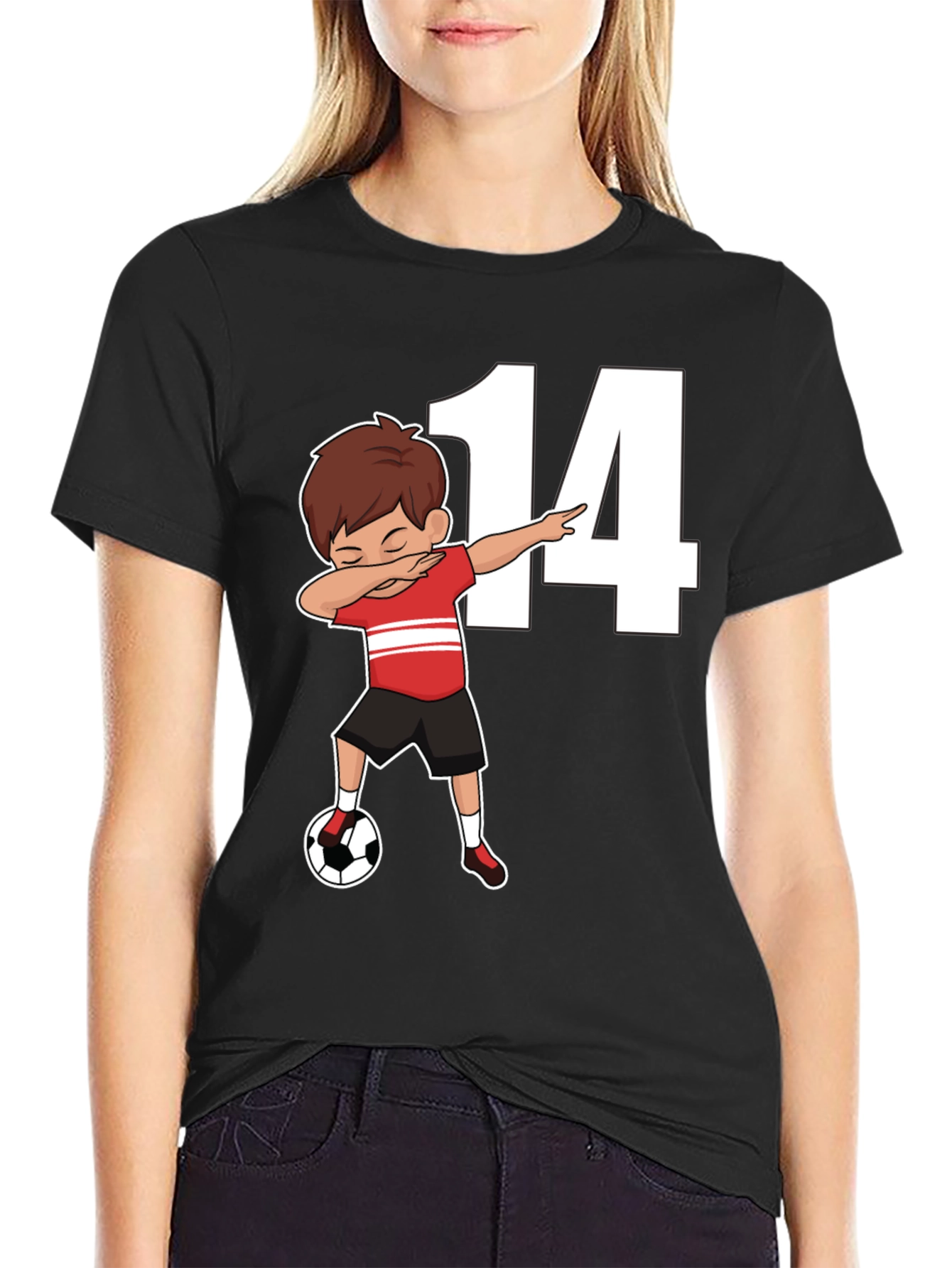Soccer Birthday Boy Number 14 T-Shirt