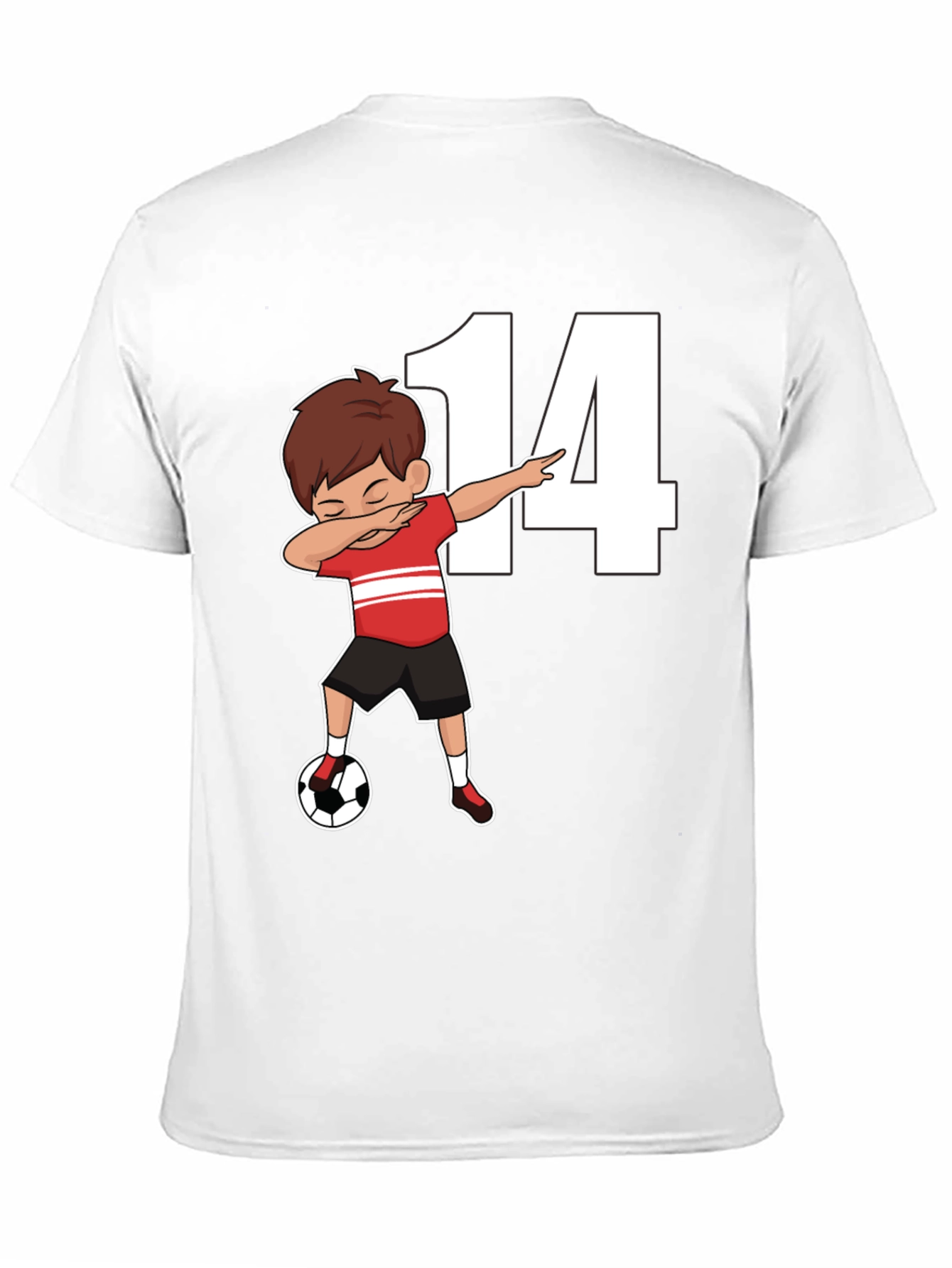 Soccer Birthday Boy Number 14 T-Shirt