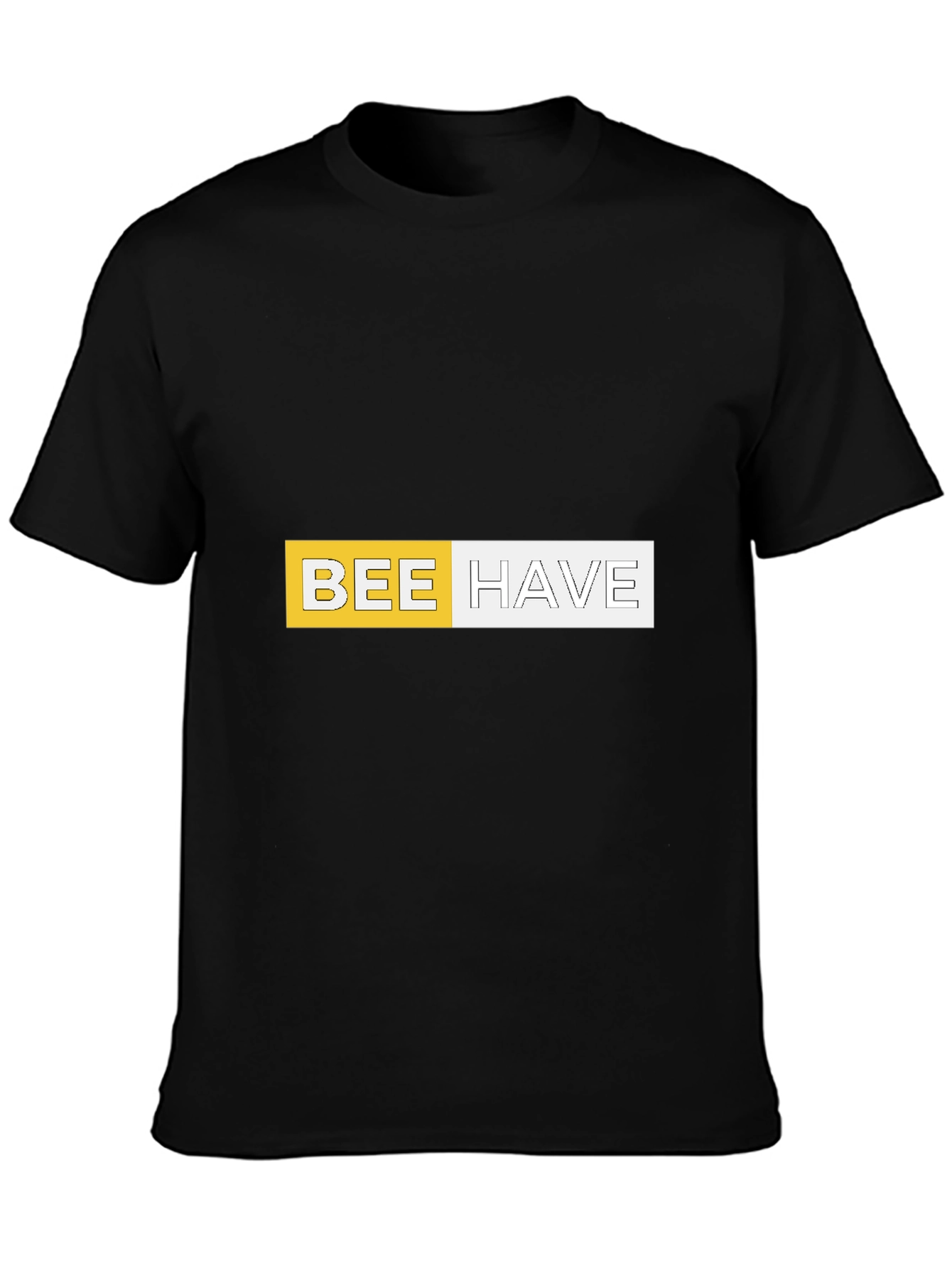Bee Have Graphic Tee - Black Casual T-Shirt