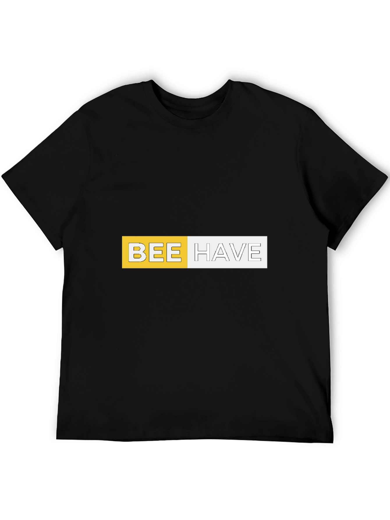 Bee Have Graphic Tee - Black Casual T-Shirt