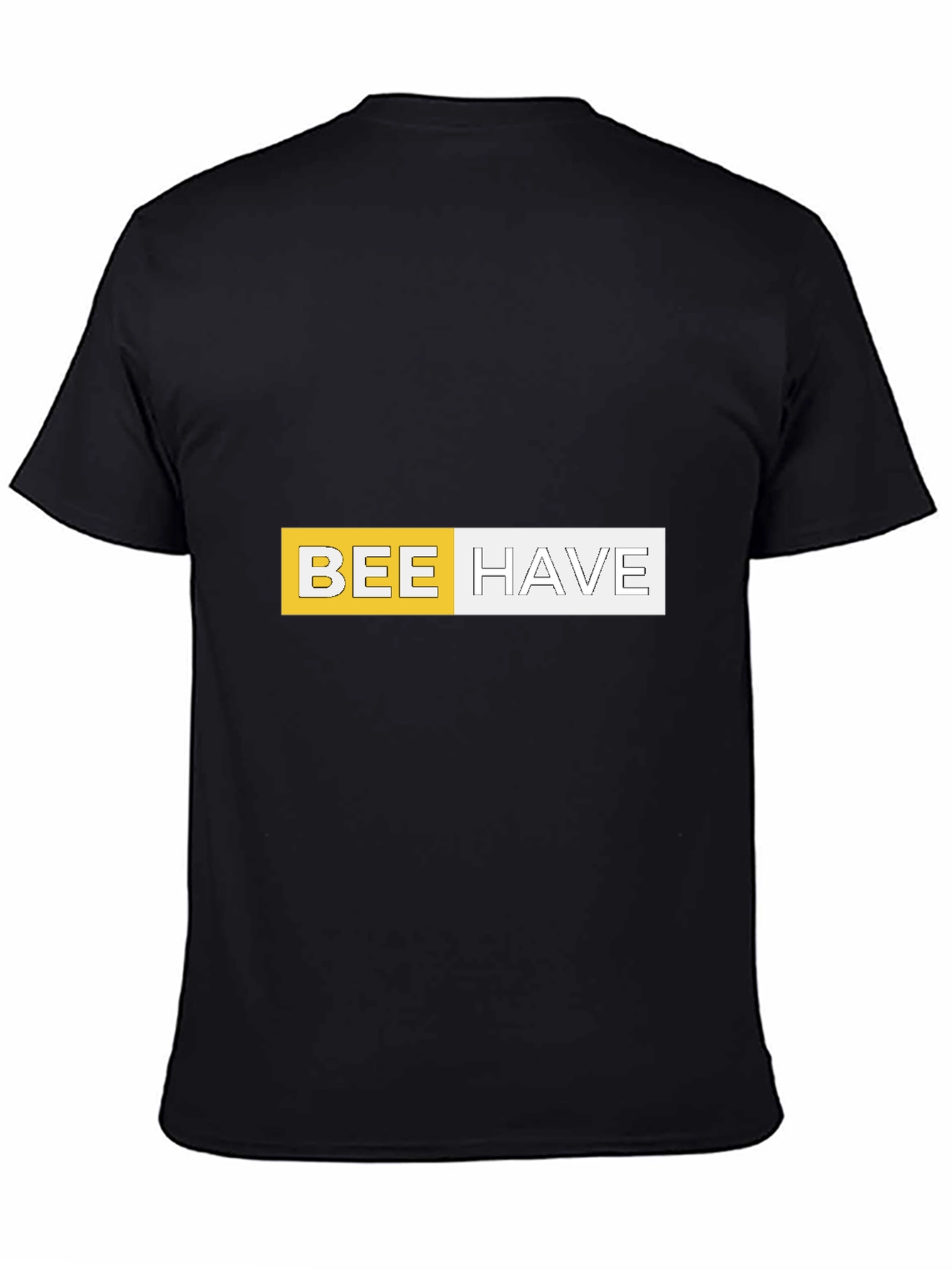 Bee Have Graphic Tee - Black Casual T-Shirt