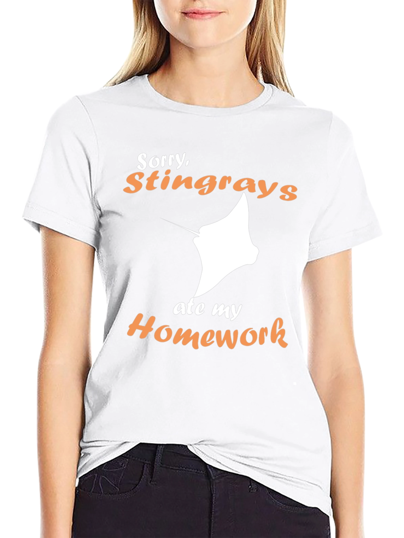 Stingray Ate My Homework Graphic T-Shirt