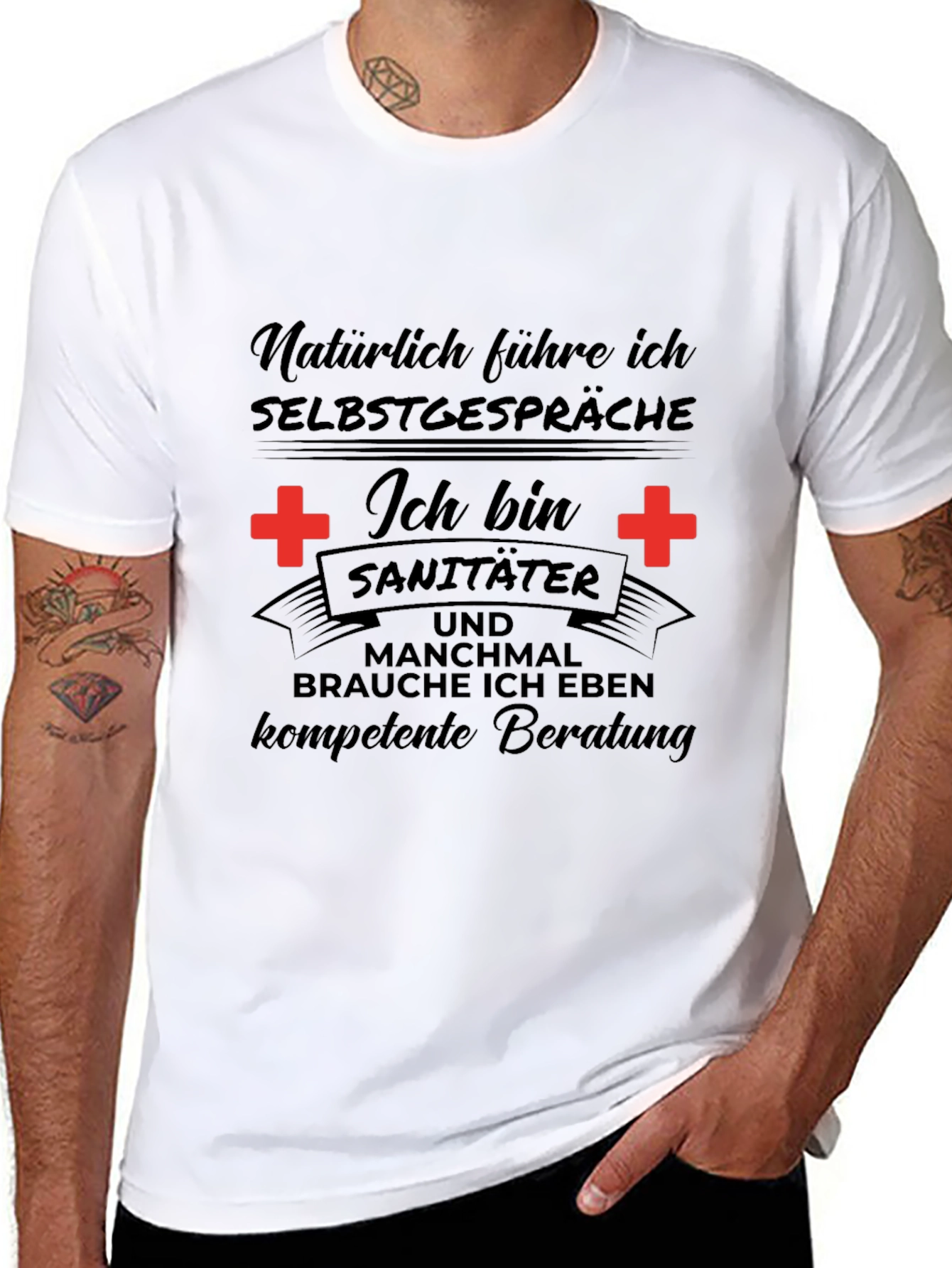 Sanitater Selbstgesprache T-Shirt