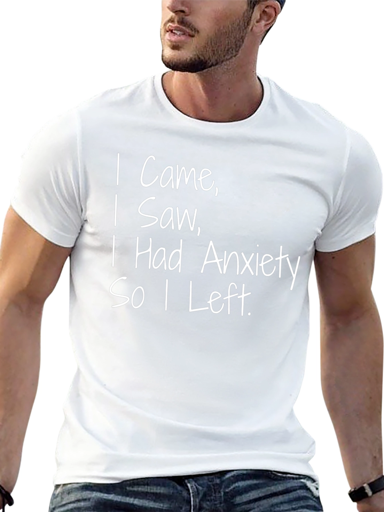 Anxiety Funny Graphic Tee