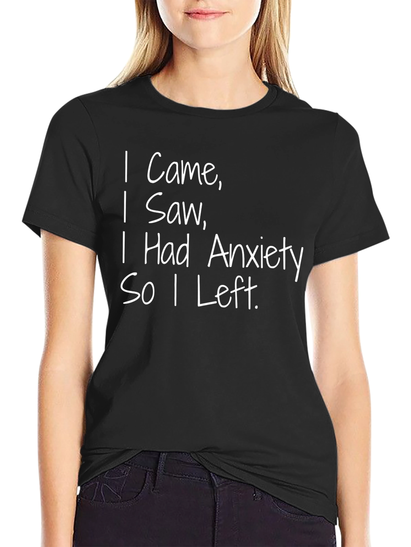 Anxiety Funny Graphic Tee
