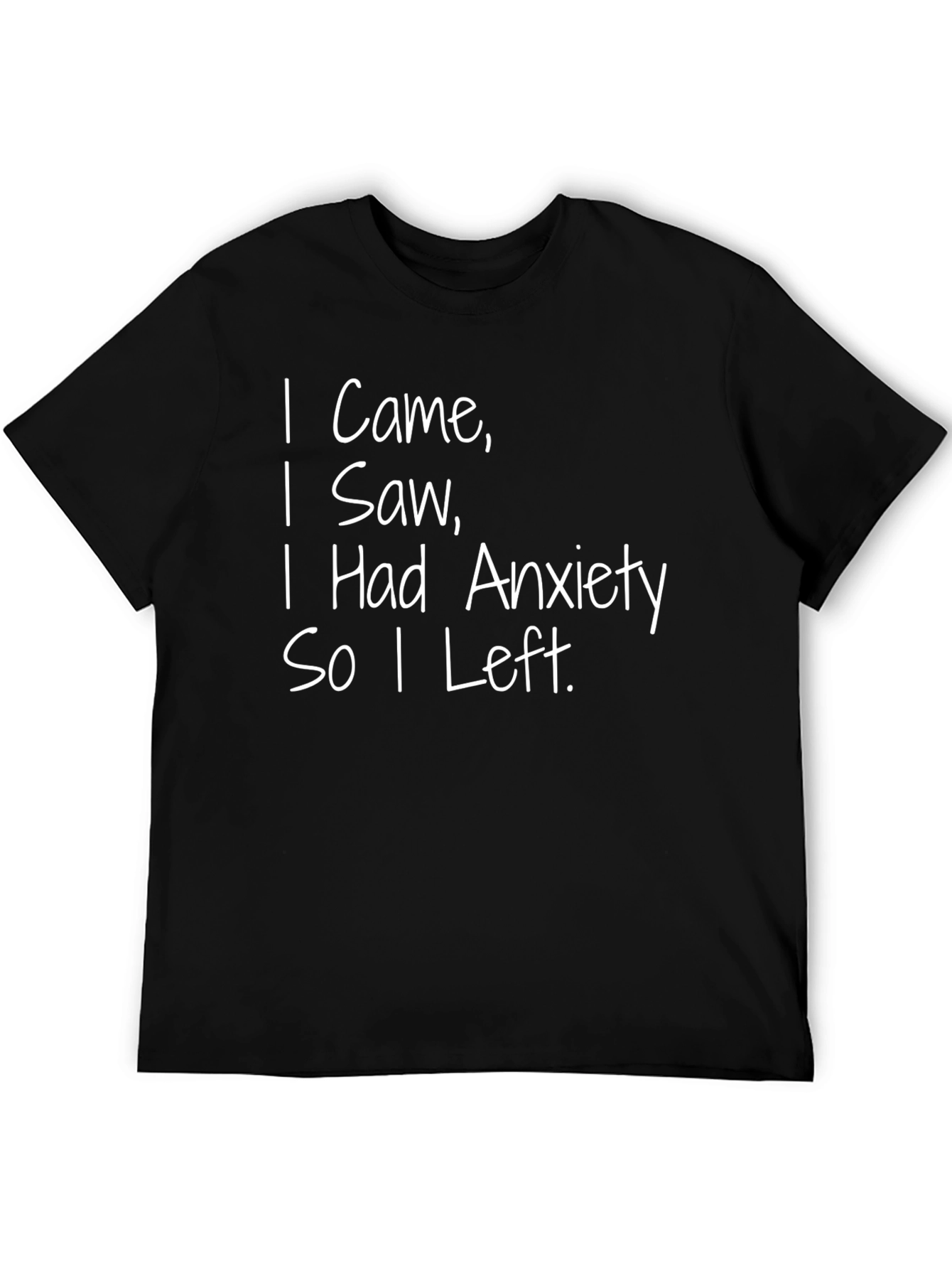 Anxiety Funny Graphic Tee