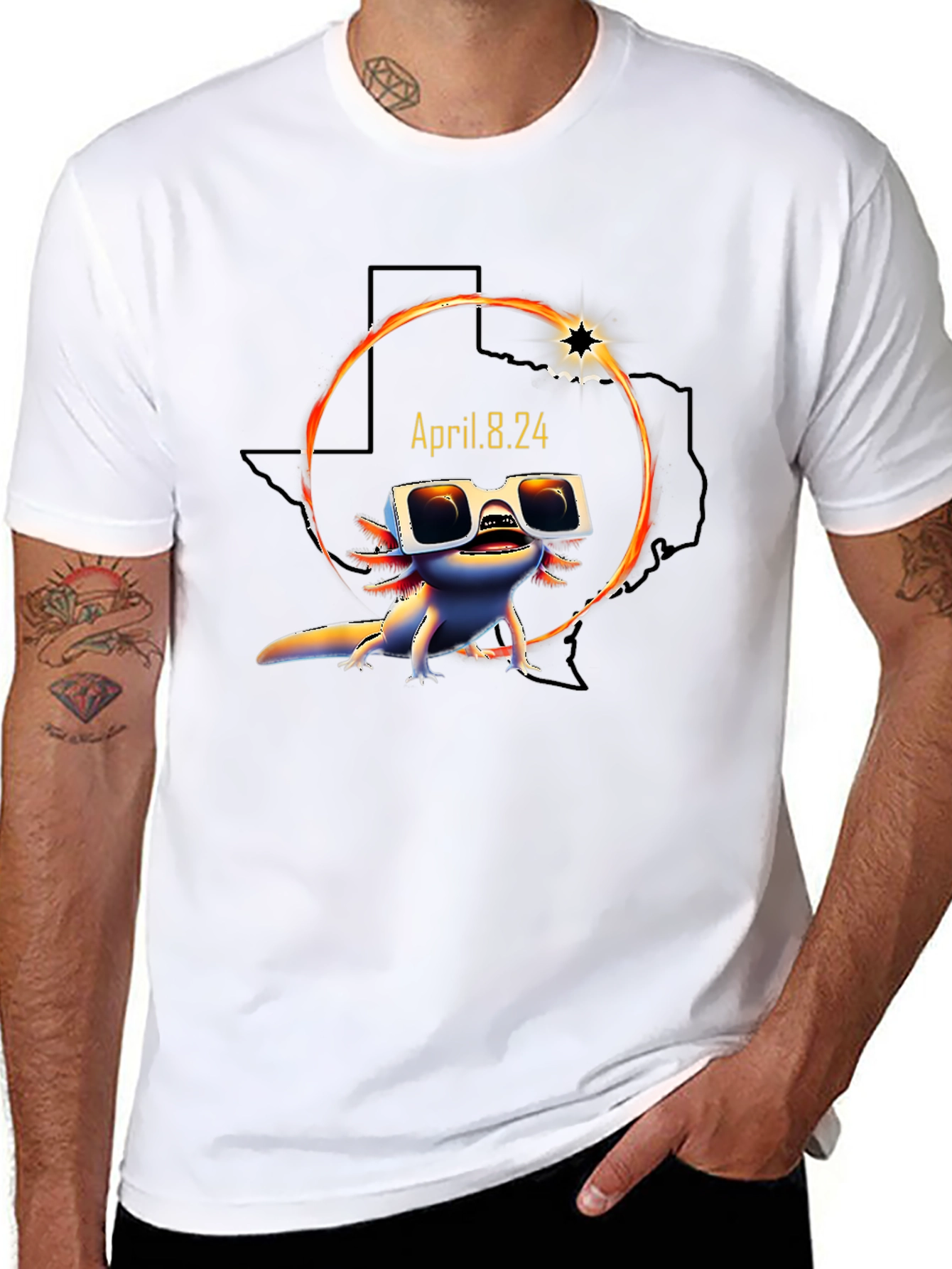Texas Total Solar Eclipse April 8 2024 T-Shirt