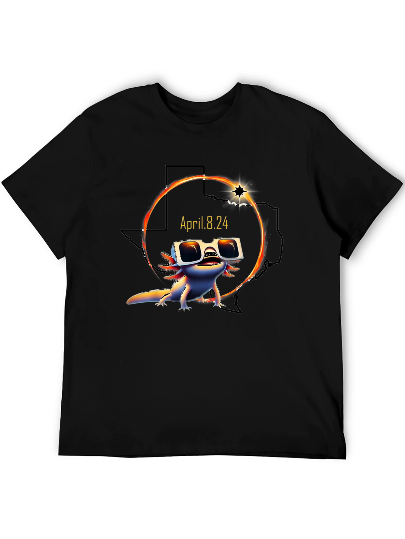Texas Total Solar Eclipse April 8 2024 T-Shirt