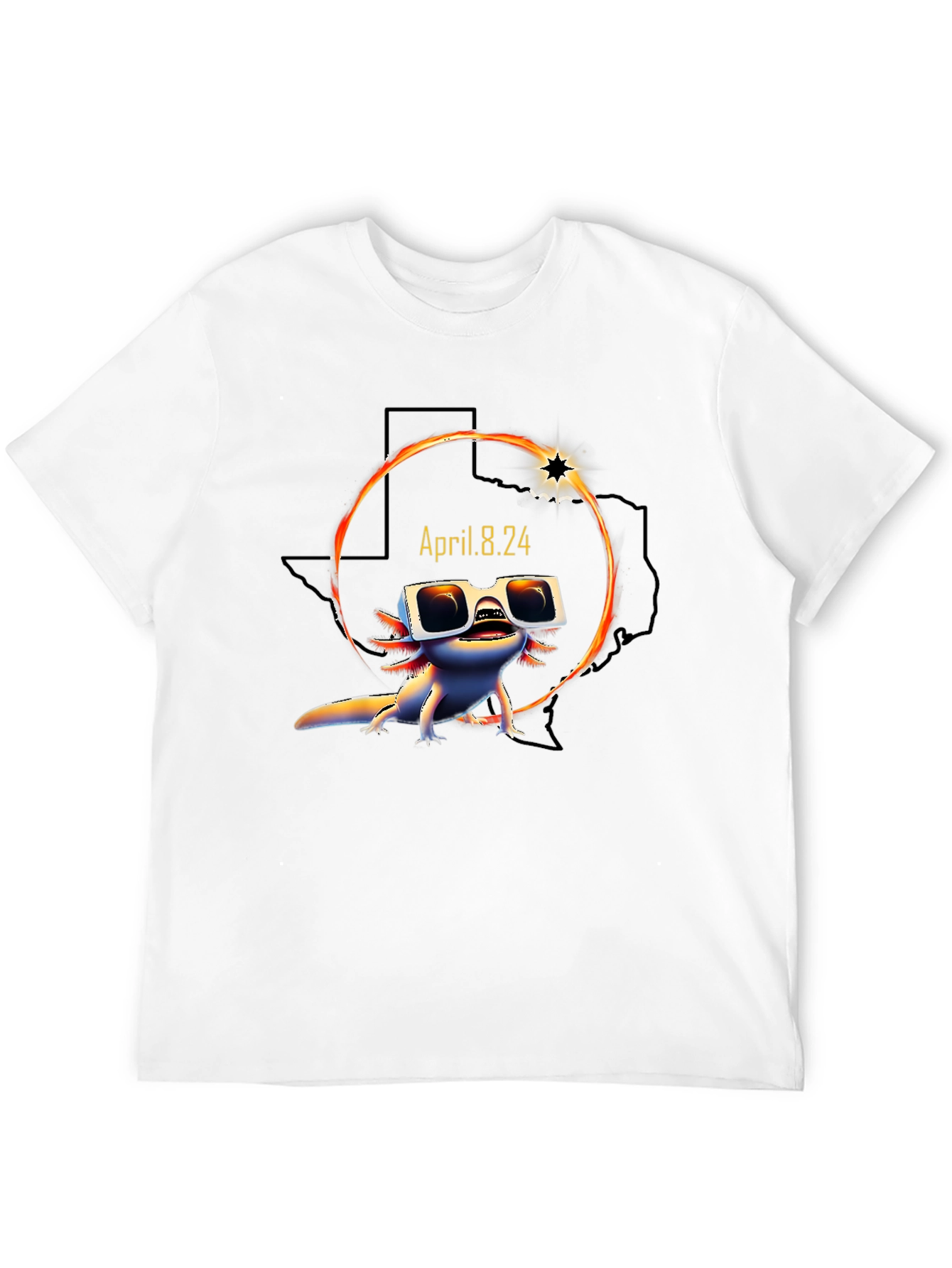Texas Total Solar Eclipse April 8 2024 T-Shirt