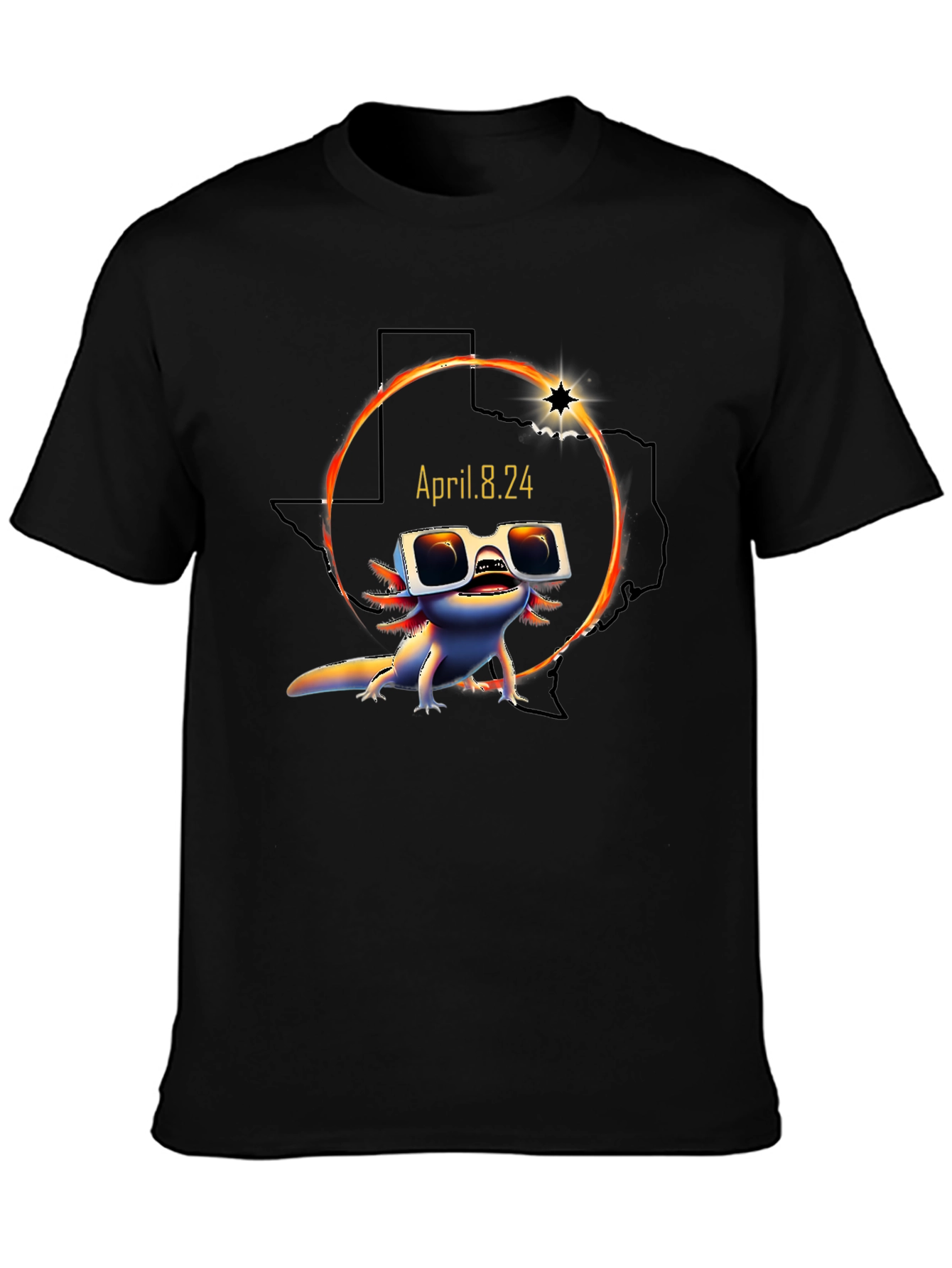 Texas Total Solar Eclipse April 8 2024 T-Shirt
