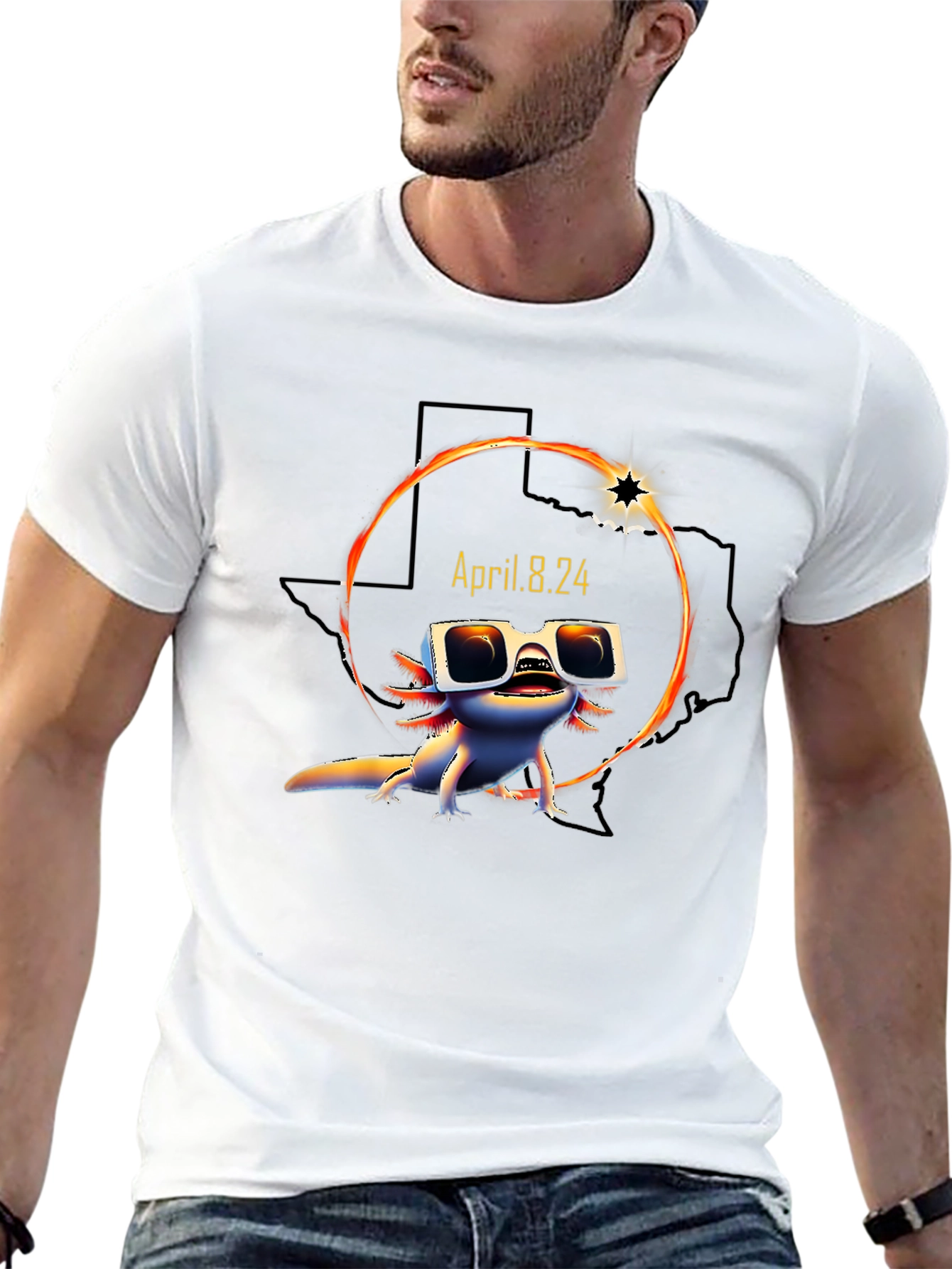 Texas Total Solar Eclipse April 8 2024 T-Shirt