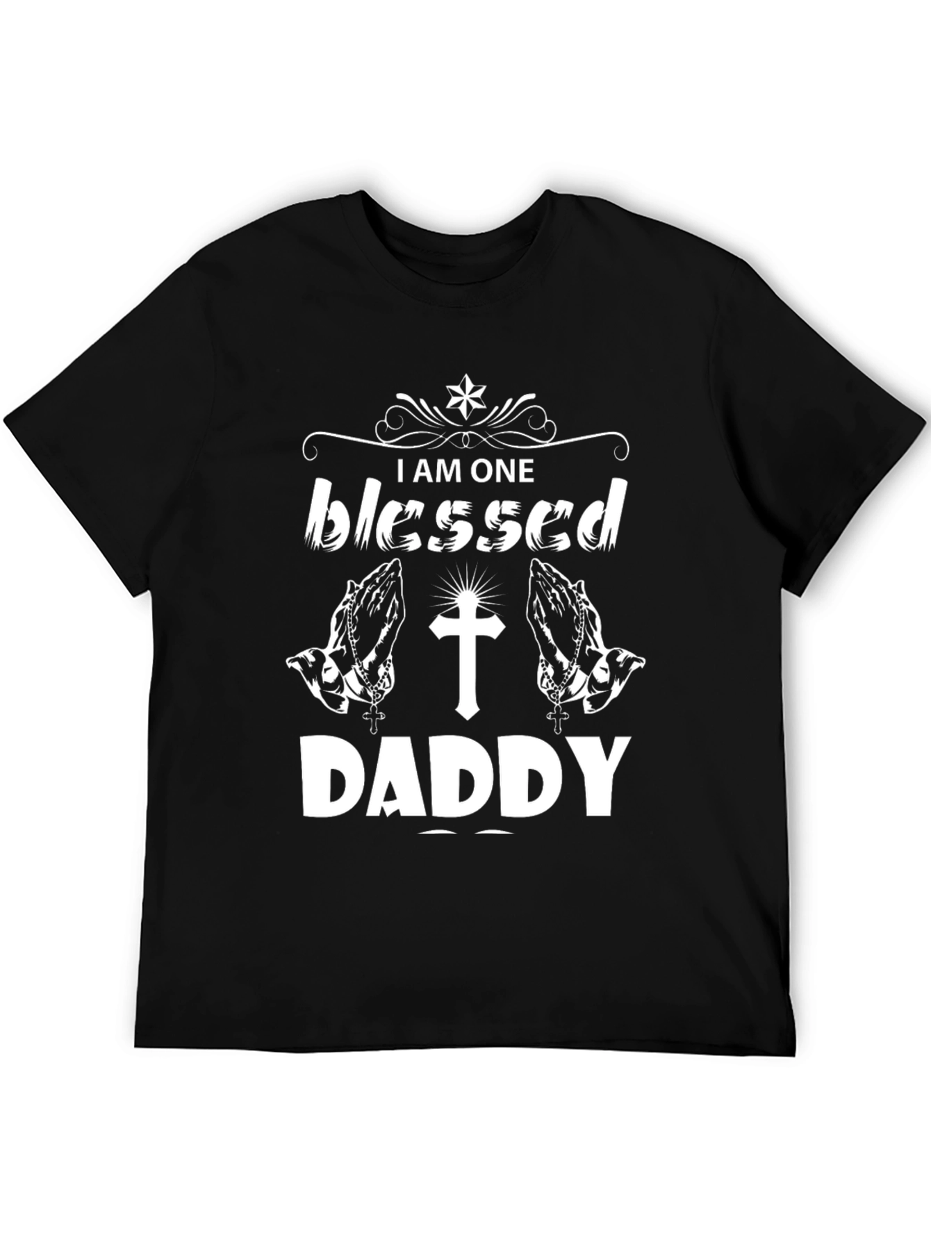 Blessed Daddy T-Shirt - Religious Fathers Day Gift