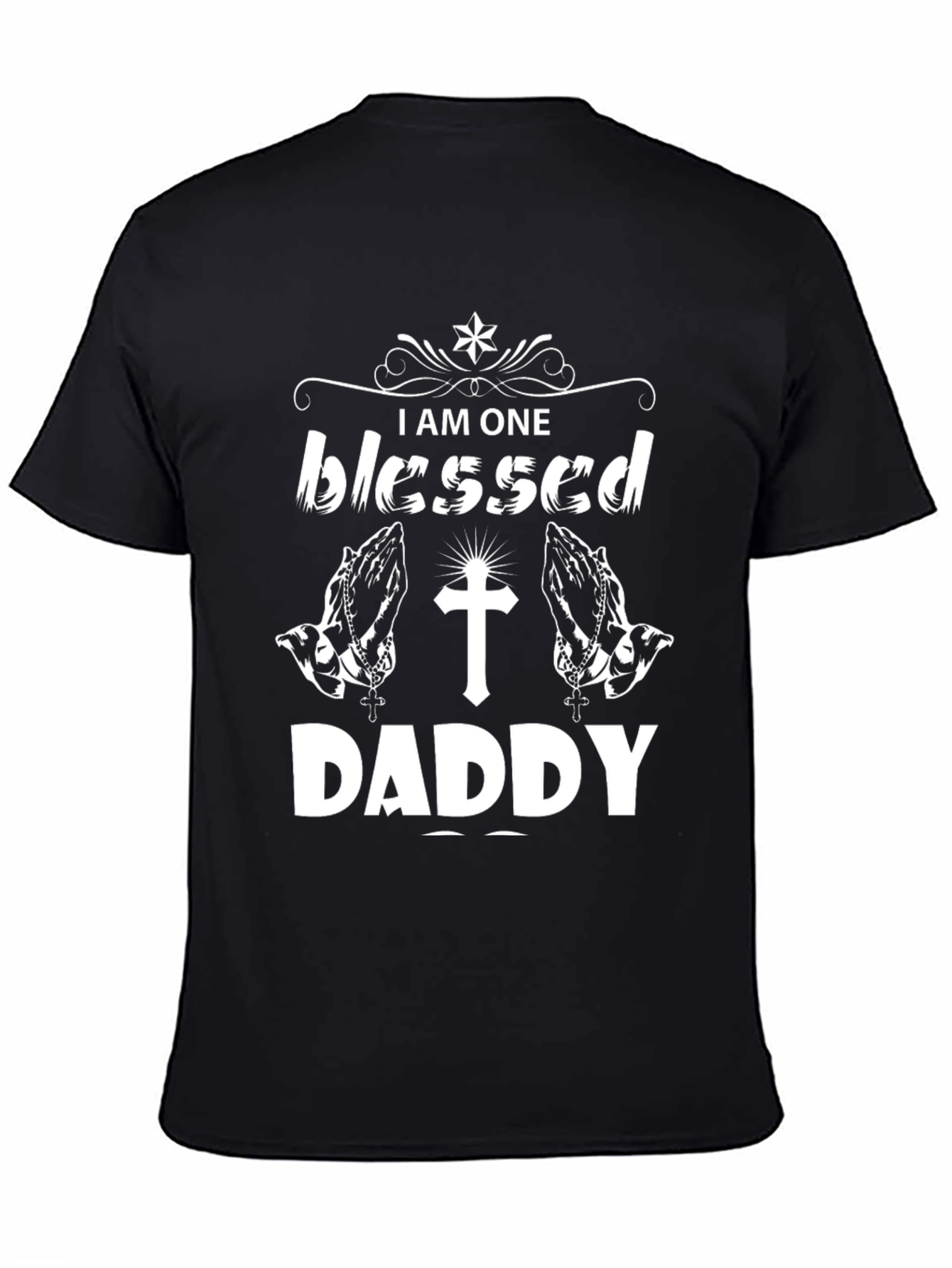 Blessed Daddy T-Shirt - Religious Fathers Day Gift