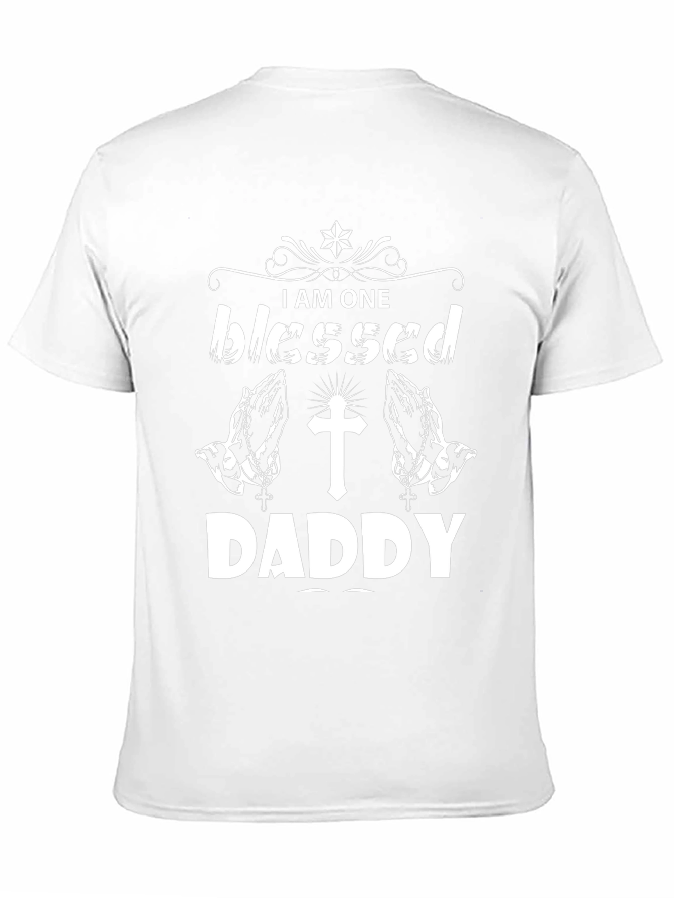 Blessed Daddy T-Shirt - Religious Fathers Day Gift