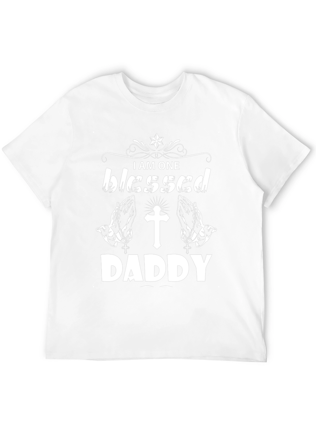 Blessed Daddy T-Shirt - Religious Fathers Day Gift