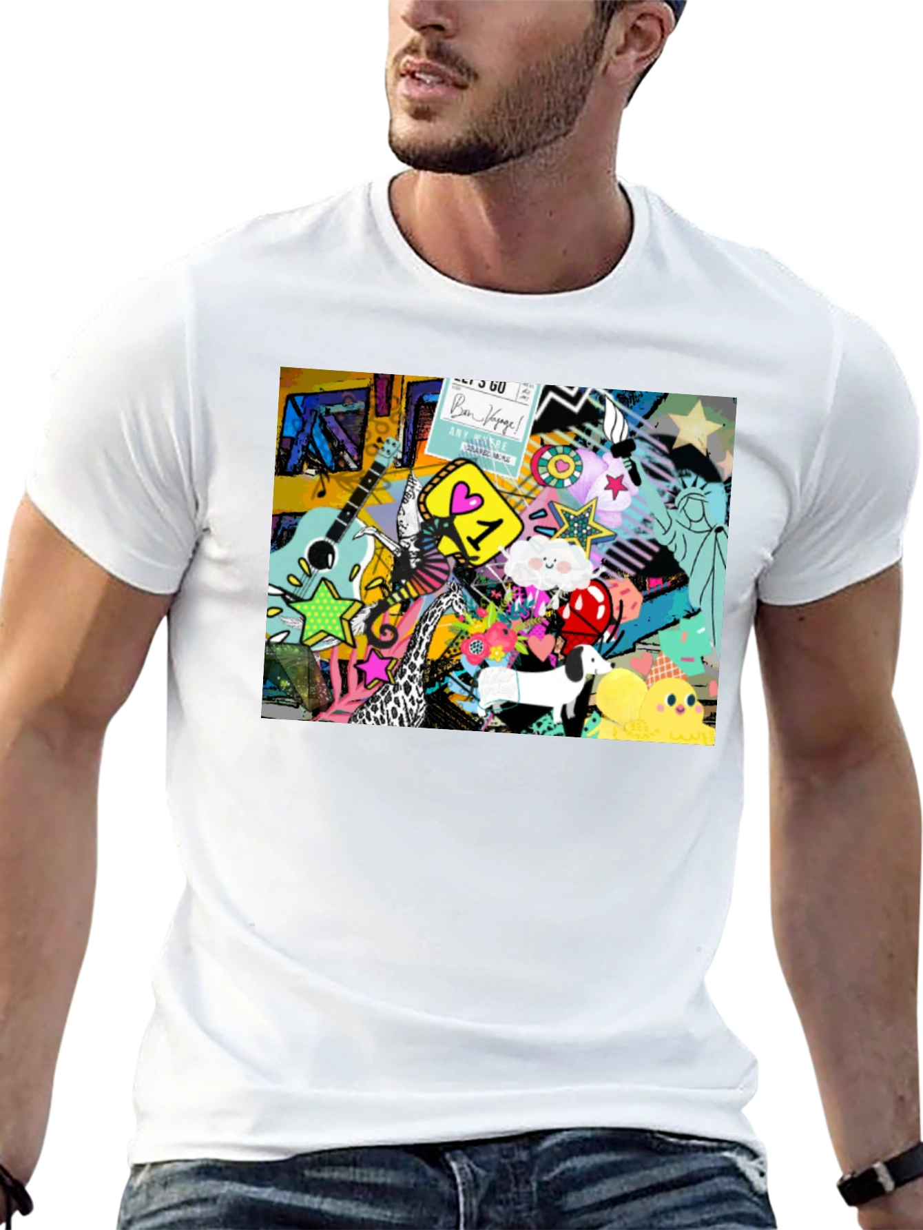 Abstract Graphic Tee