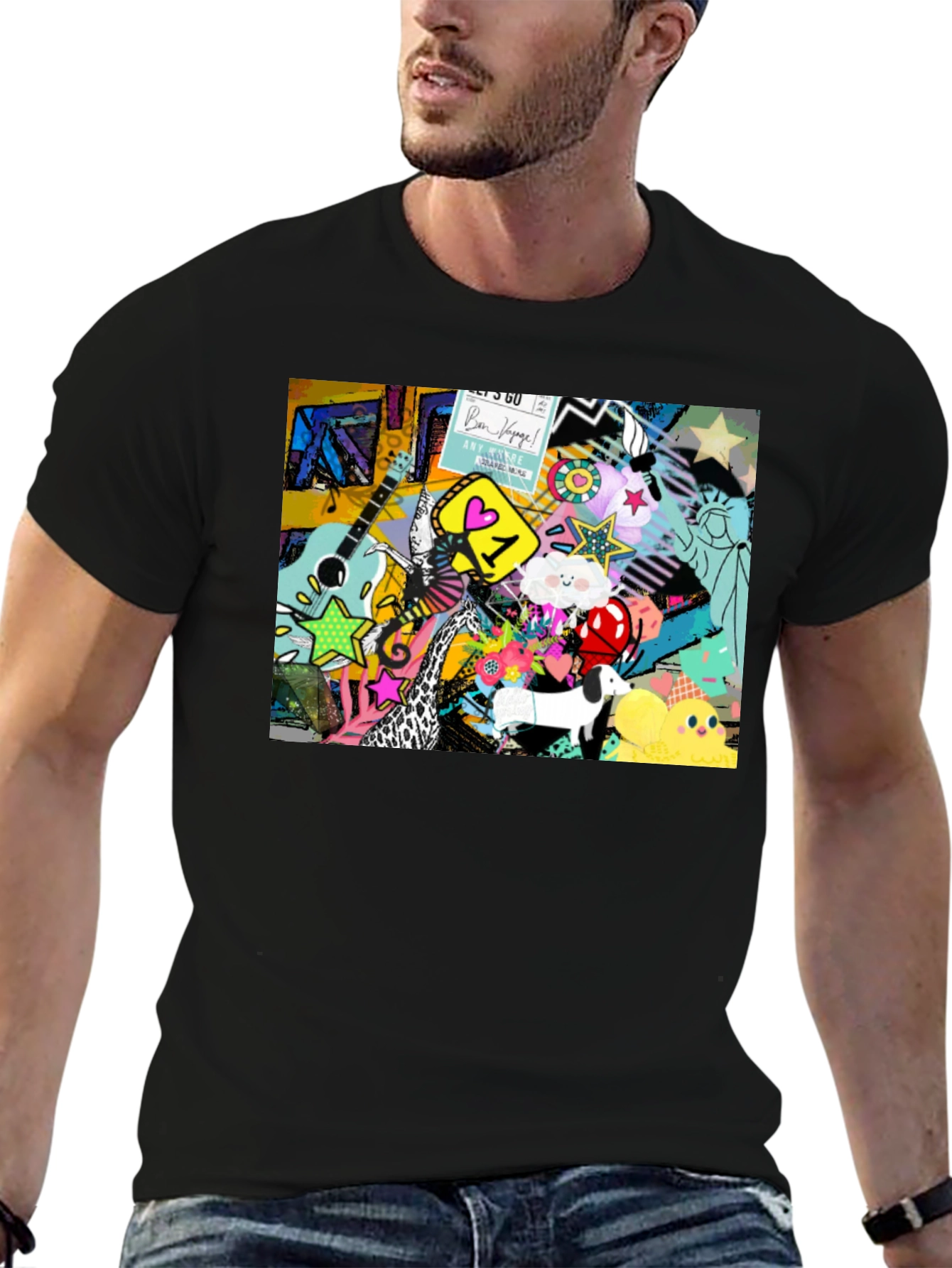 Abstract Graphic Tee