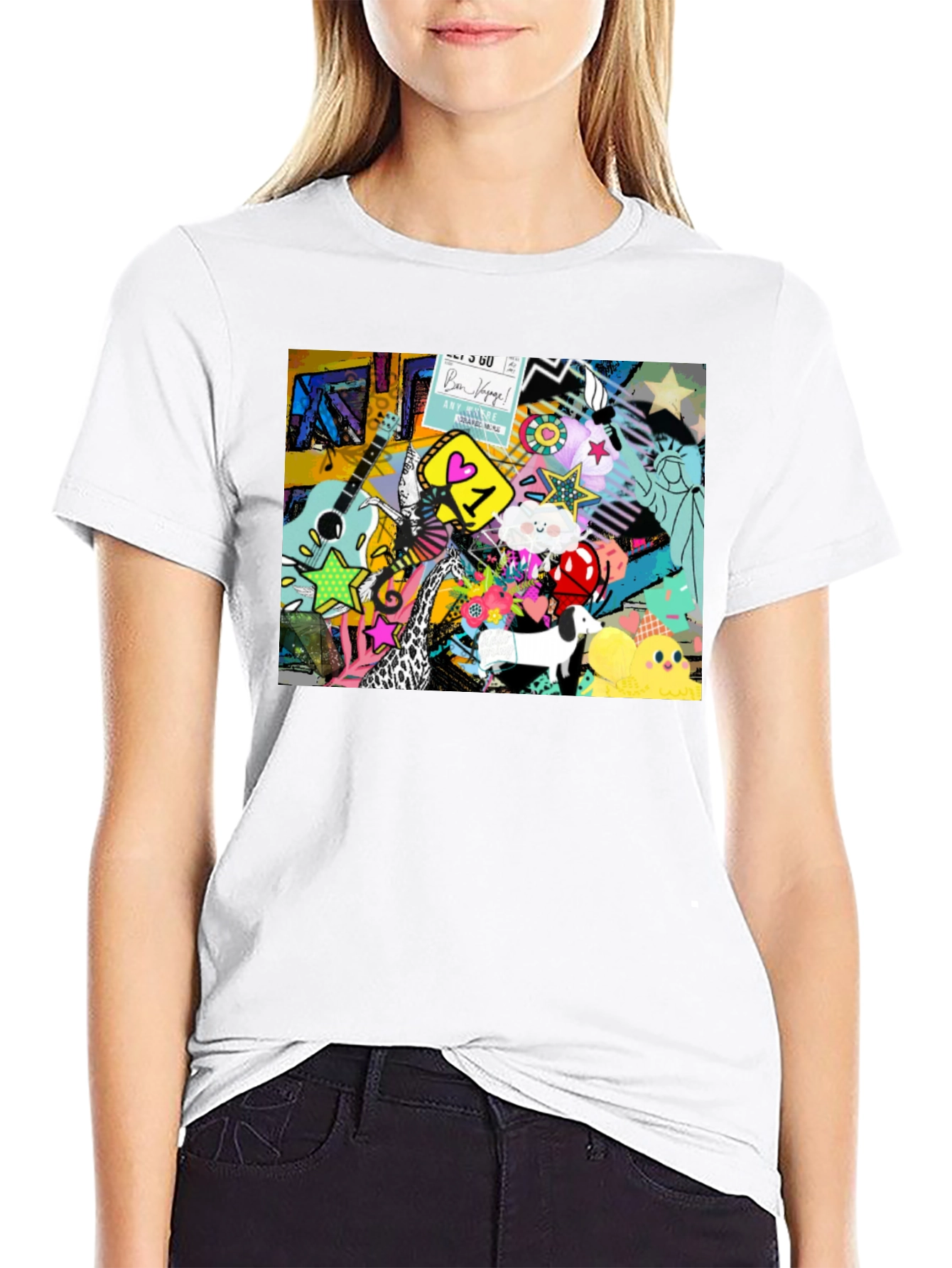 Abstract Graphic Tee
